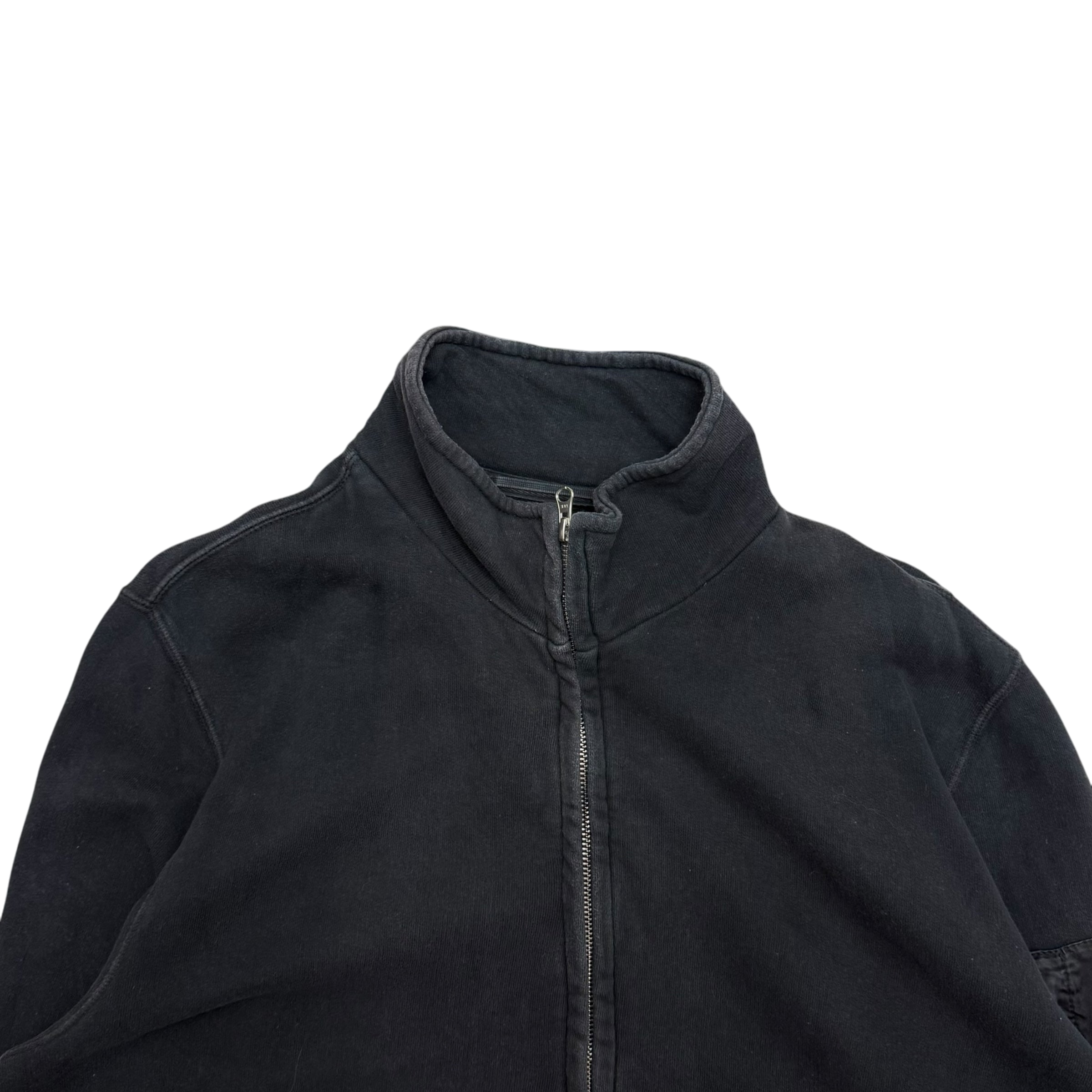 C.P. Company AW14 Cotton Lens Viewer Zip-Up Sweatshirt Navy (Fits L)