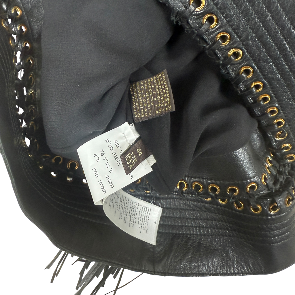Roberto Cavalli Fringe Leather Jacket (Size 44)