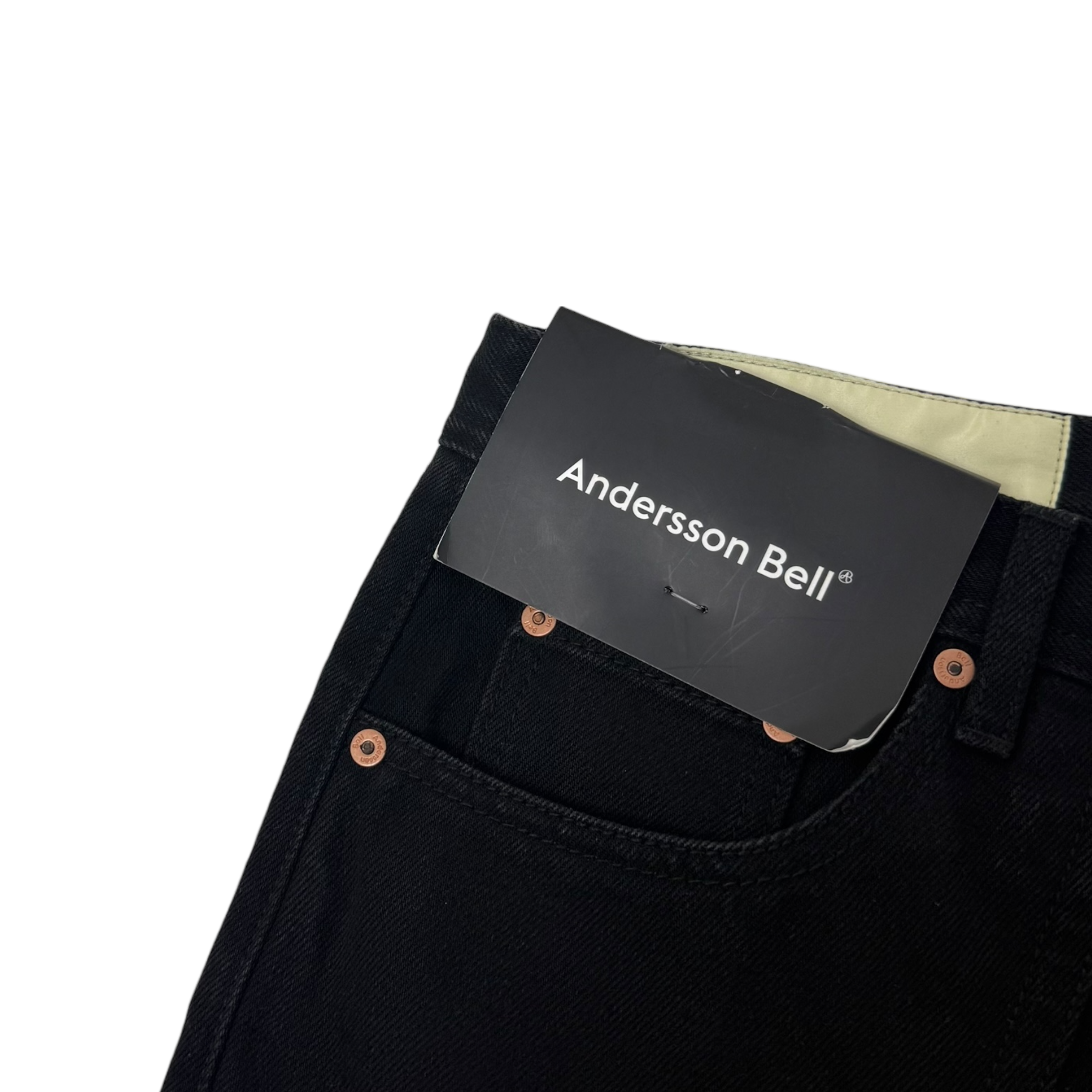Andersson Bell Matthew Curved Jeans Black (Size 34”)