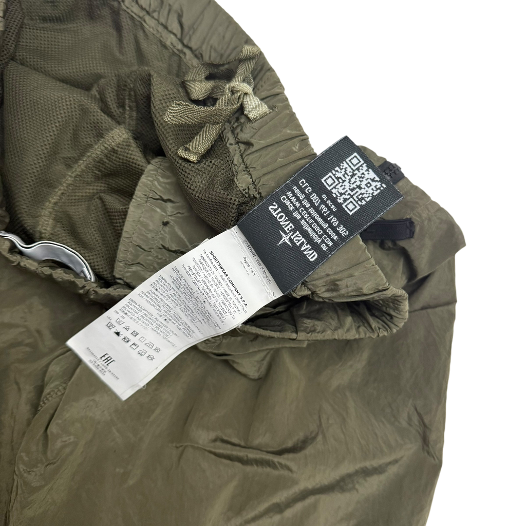 Stone Island Nylon Metal Cargo Pants Khaki Green (Size S)