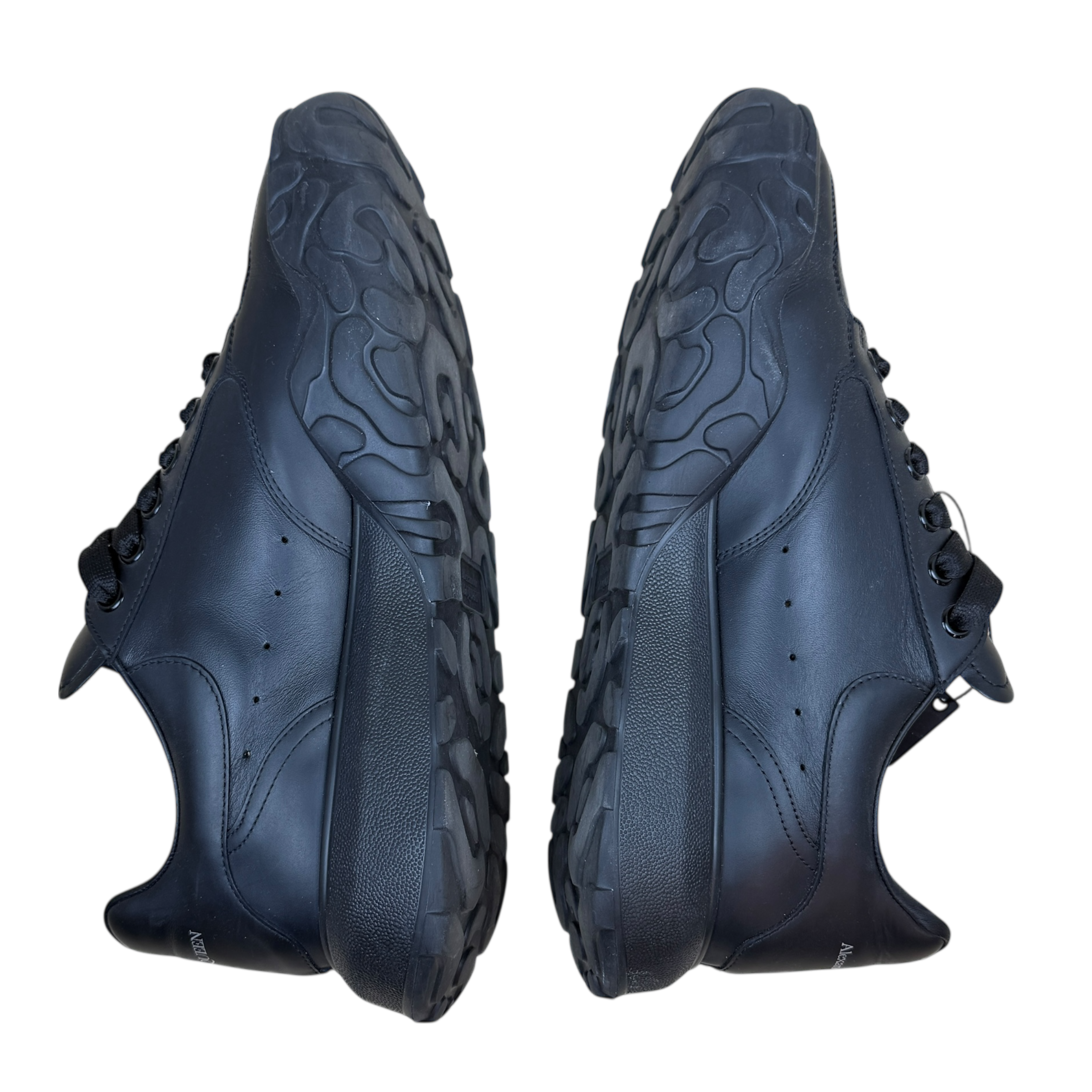 Alexander McQueen Court Leather Sneakers Black (US9/EU42)