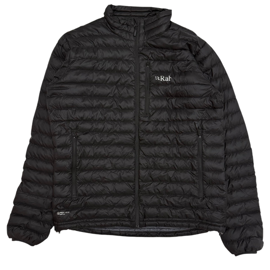 Rab Pertex Microlight Alpine Down Jacket Black (Size L)