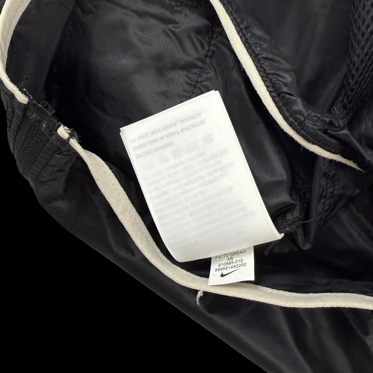 Nike x Undercover Gyakusou Packable Running Jacket Black (Size XS)