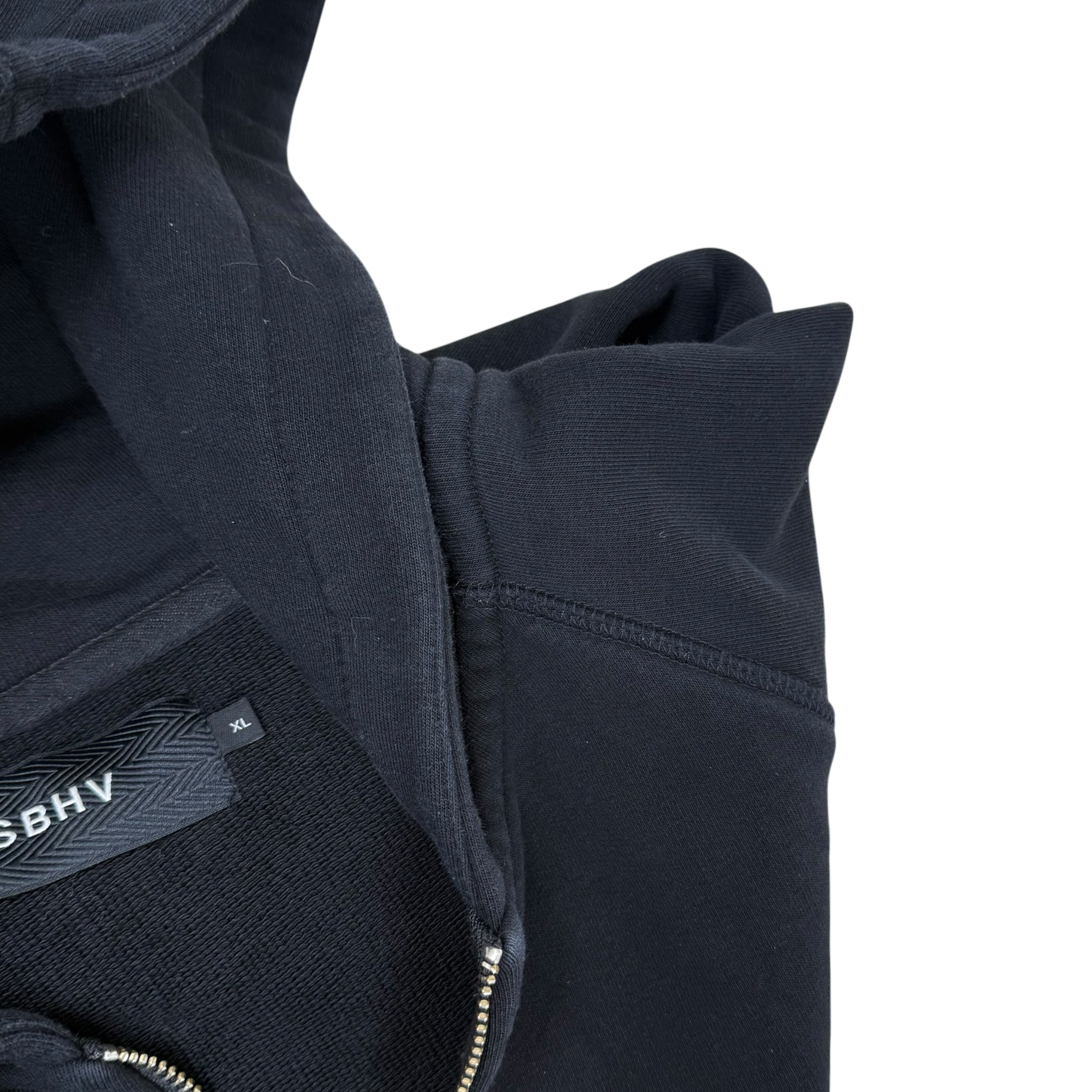 MISBHV Gaspar Zipped Hoodie Black (Size XL)