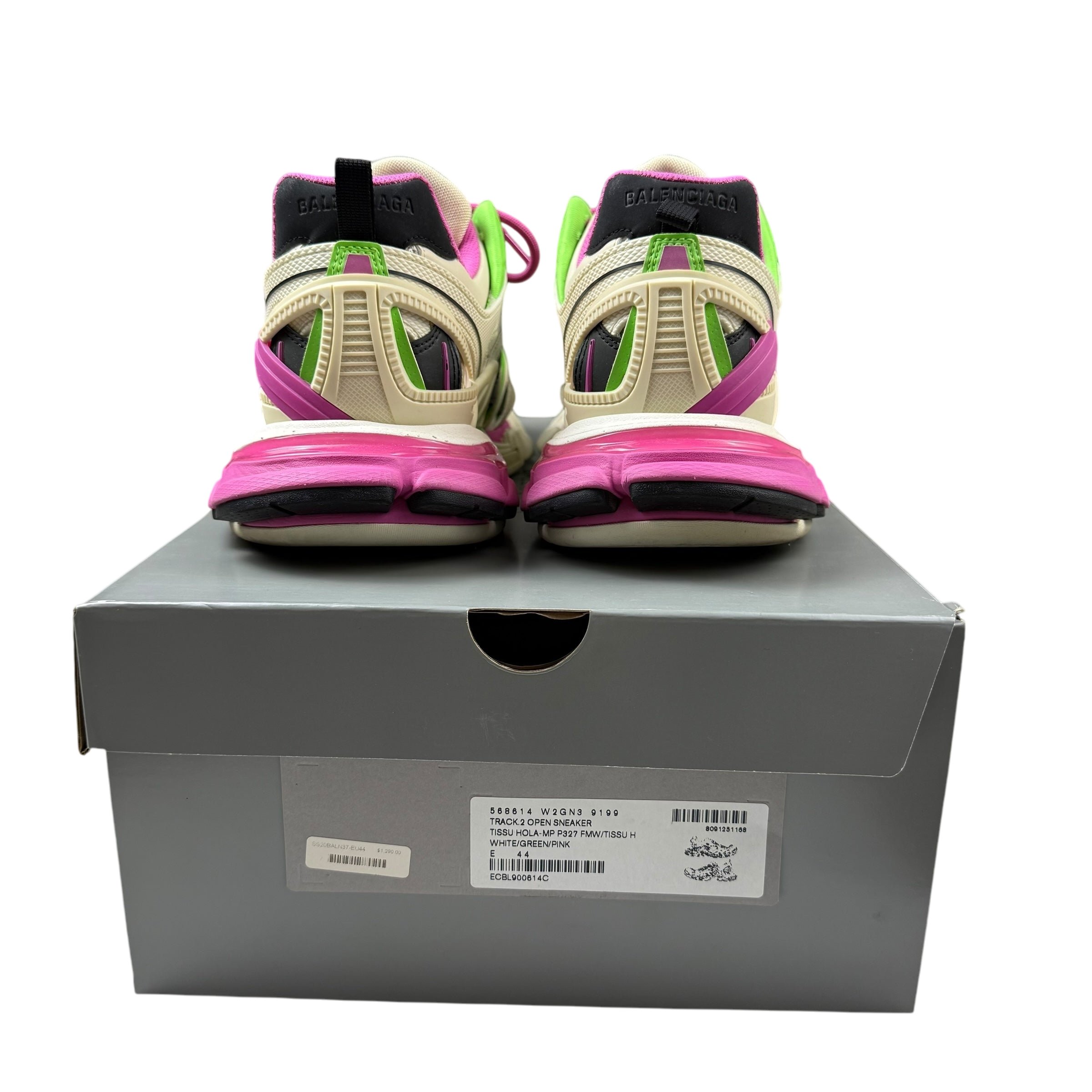 Balenciaga 2021 Track.2 Trainer Pink / Green (US11/UK10/EU44)