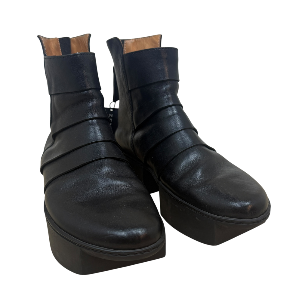 Trippen Leather Baronet Boots Black (Size EU38)