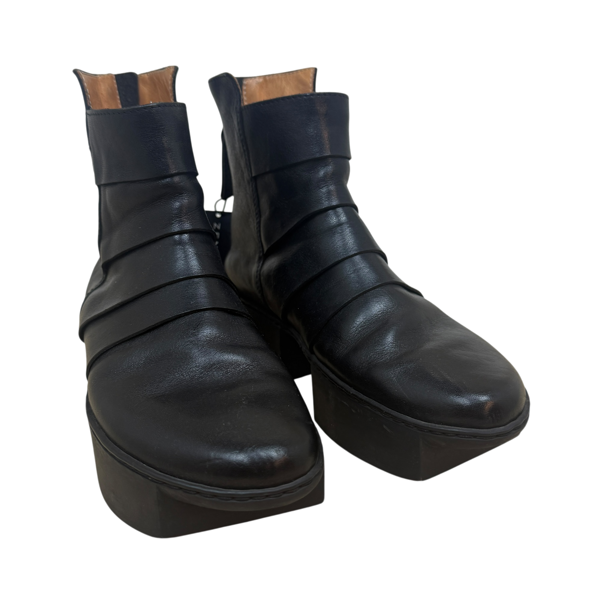 Trippen Leather Baronet Boots Black (Size EU38)