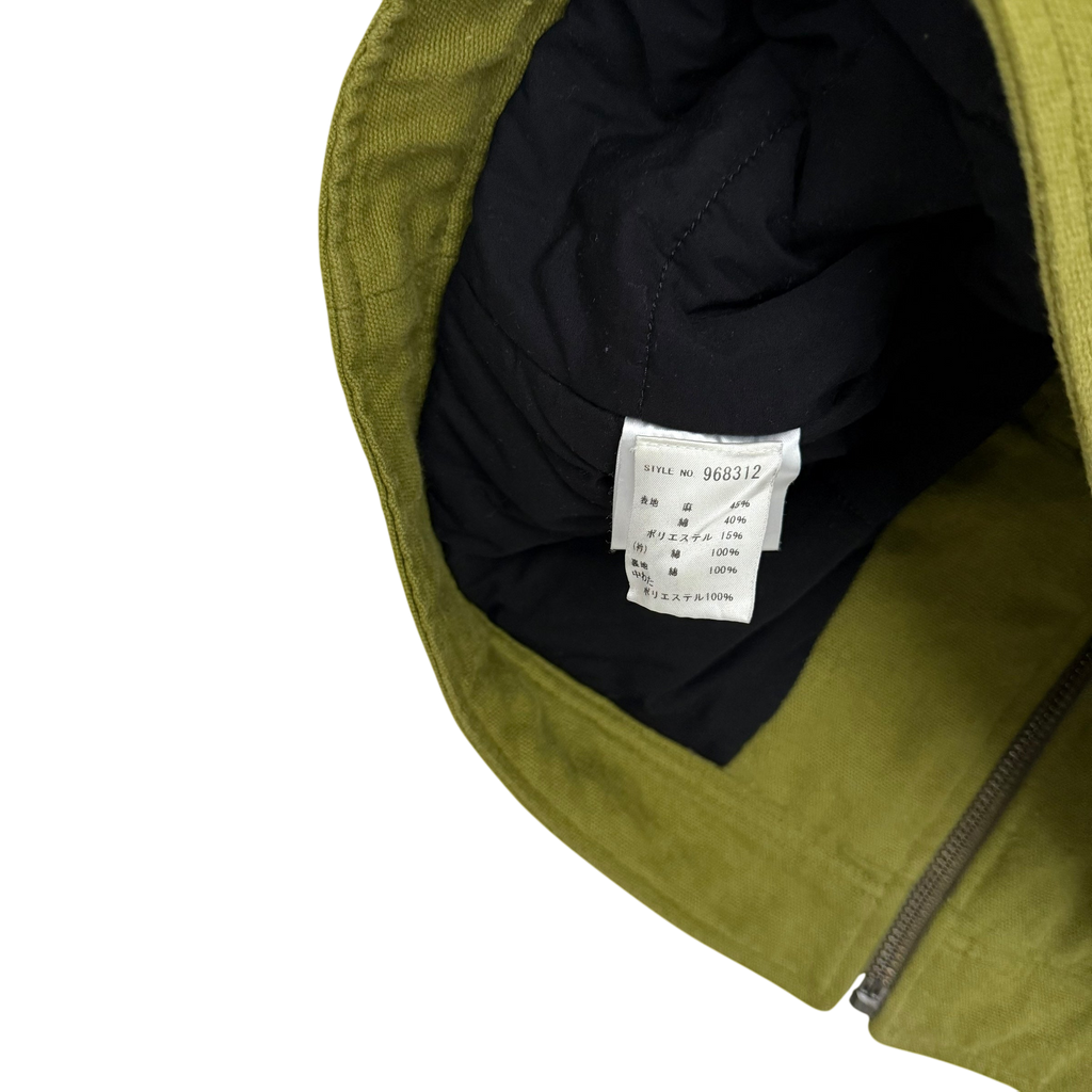 Phipps FW18 Hemp Blend Workwear Jacket Green / Brown (Fits M-L)