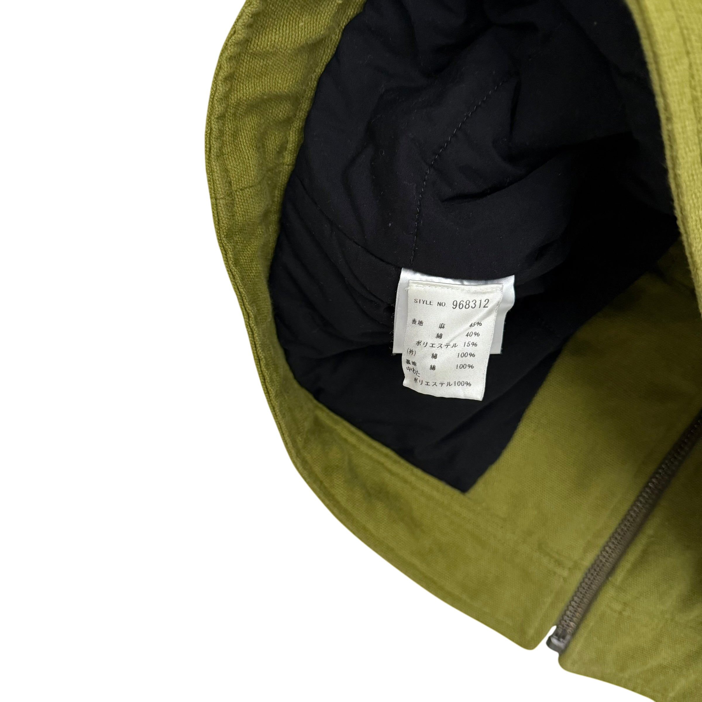 Phipps FW18 Hemp Blend Workwear Jacket Green / Brown (Fits M-L)