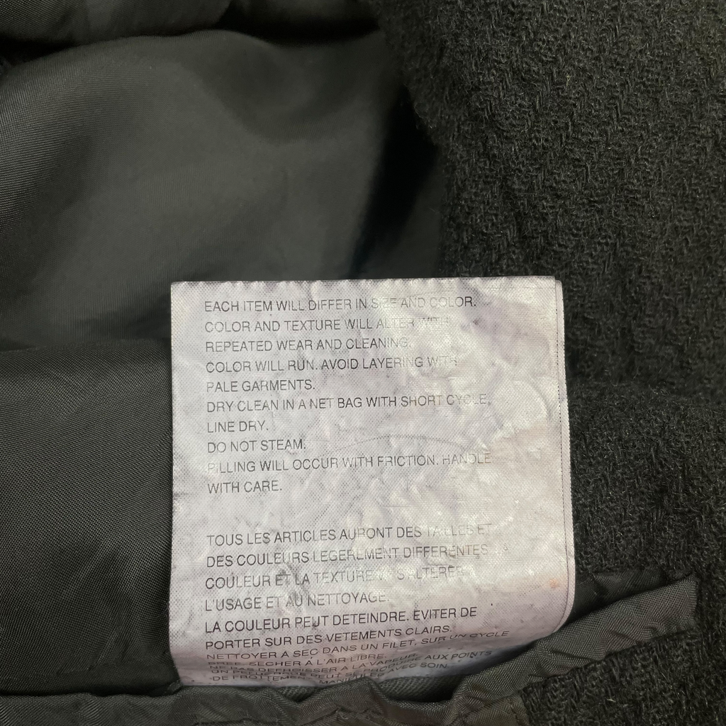 Comme des Garcons Homme Plus AD2003 Contrast Panel Wool Jacket Black/Grey (Size M)