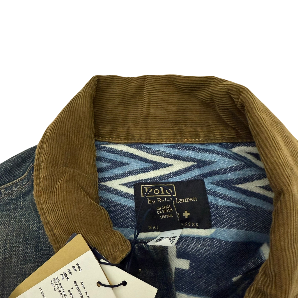 Polo Ralph Lauren x Naiomi Glasses Denim Trucker Jacket Faded Blue (Size M)