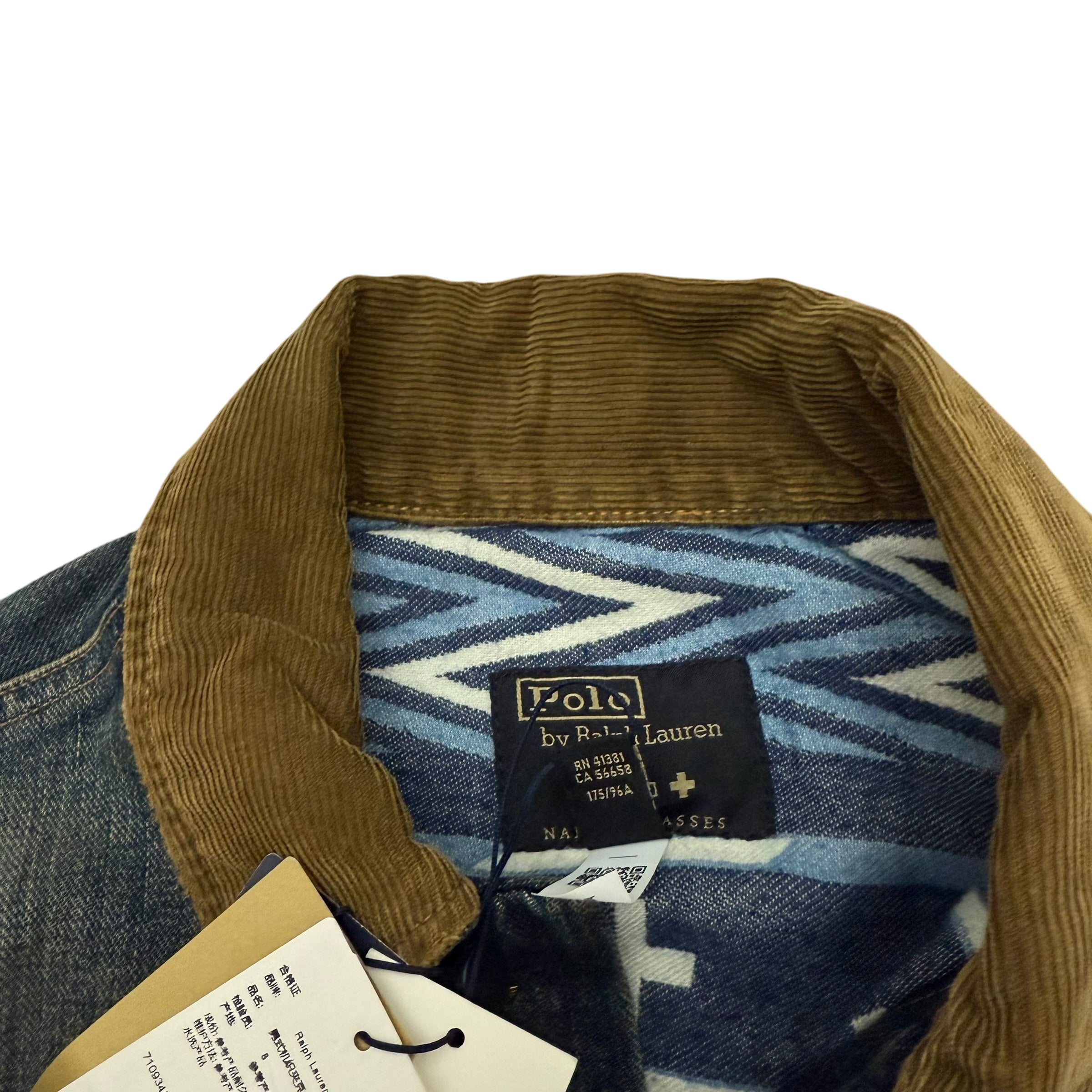 Polo Ralph Lauren x Naiomi Glasses Denim Trucker Jacket Faded Blue (Size M)