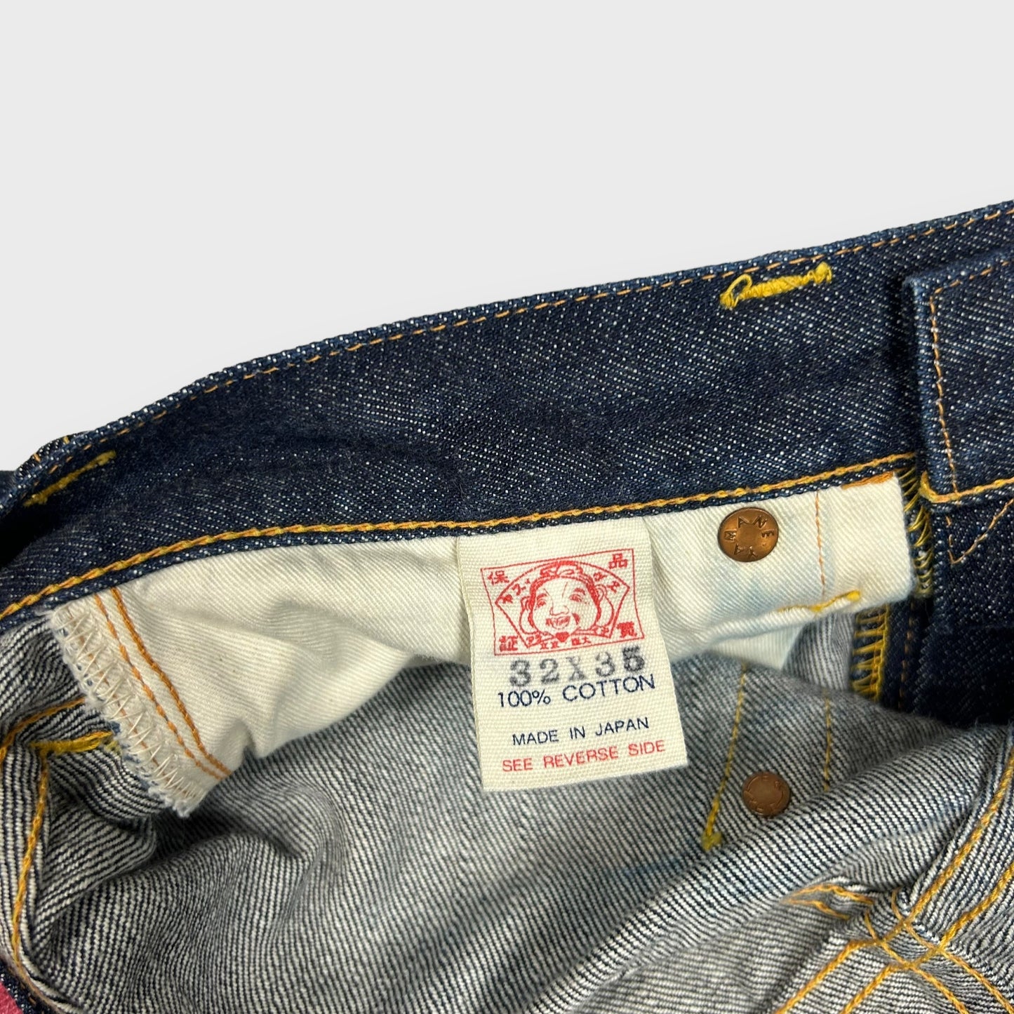 Vintage Evisu Pink Daicock Logo Jeans (Fits 30")