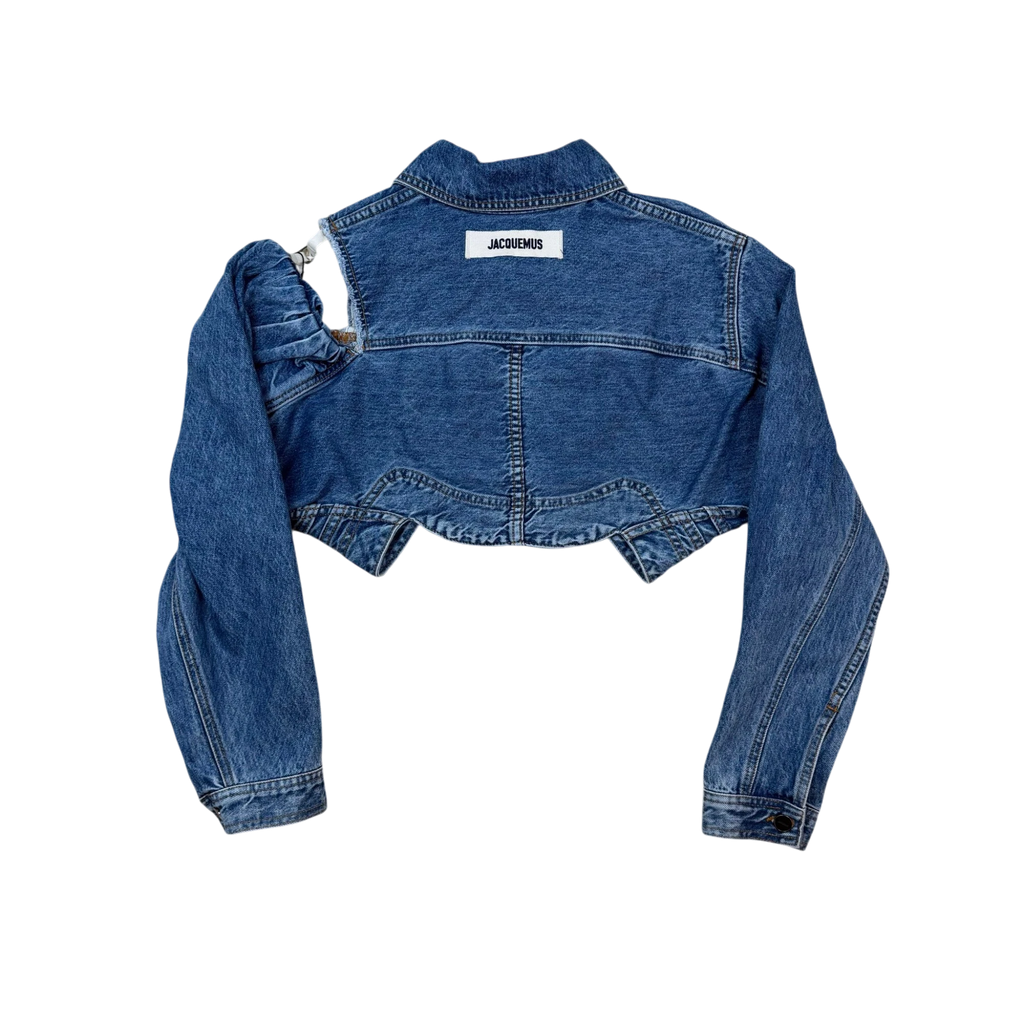 Jacquemus La Chemise De Nîmes Linon Denim Jacket Blue (Size 34)