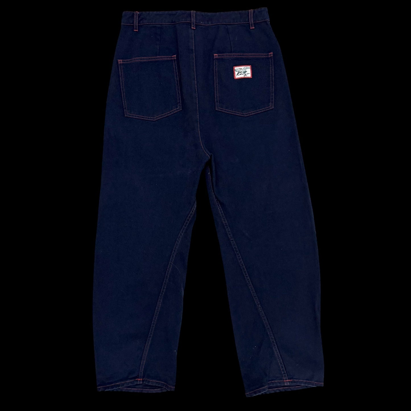 Kenzo Paris Memento Collection Twisted Dart Indigo Jeans (Size 31”)