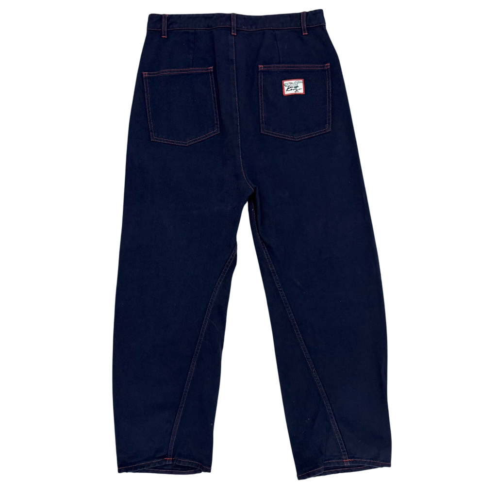 Kenzo Paris Memento Collection Twisted Dart Indigo Jeans (Size 31”)
