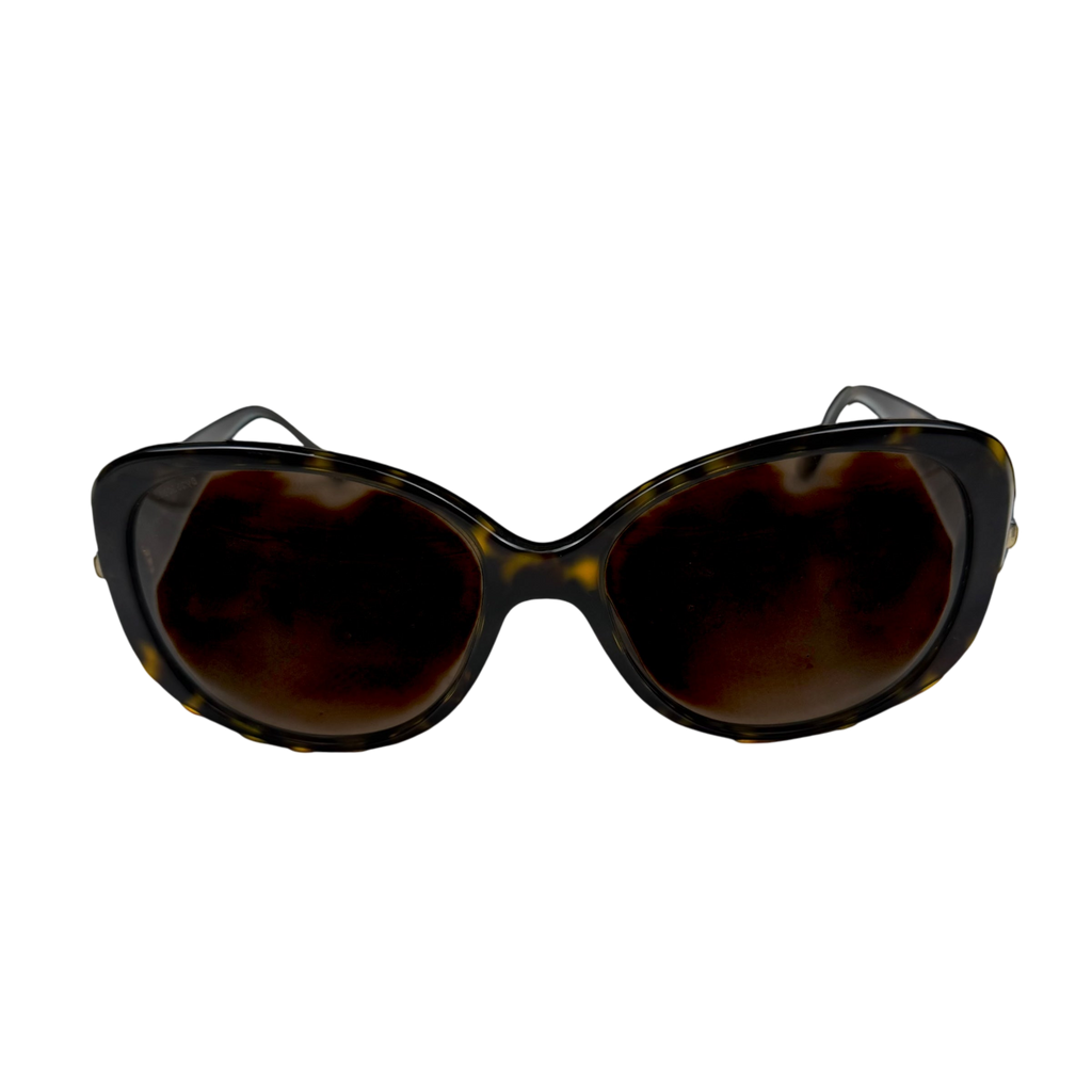 Versace Medusa Logo Sunglasses Tortoiseshell
