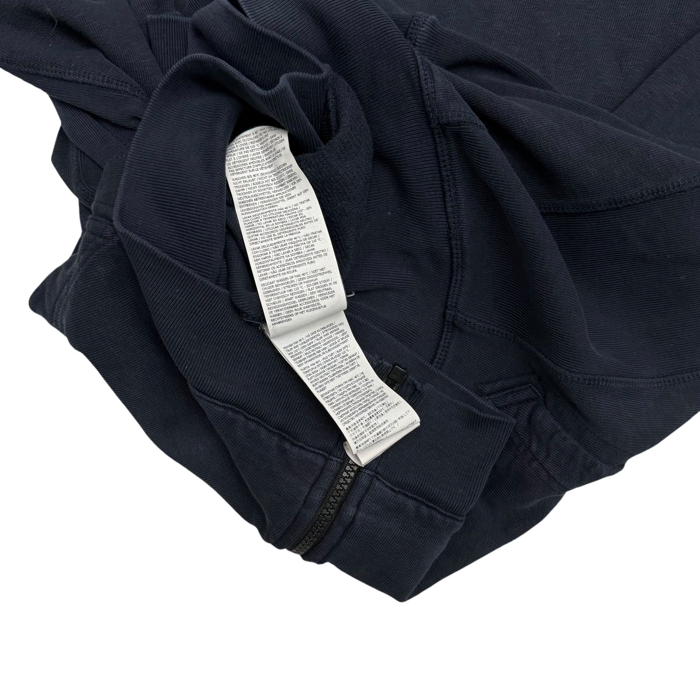 Stone Island Full Zip Sweatshirt Navy(Size XXL)