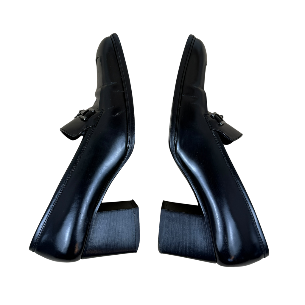 Gucci 90s Heeled Loafers Black (Size EU37)