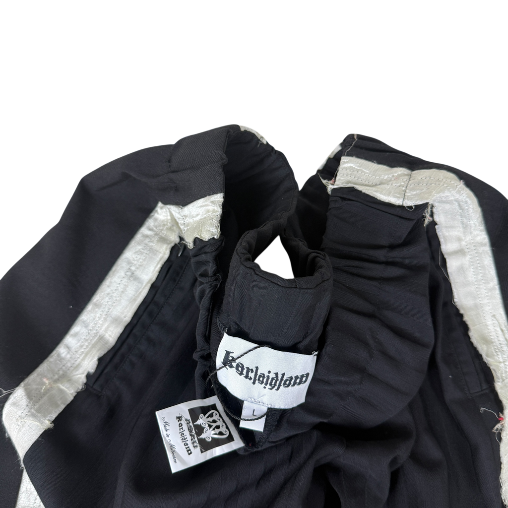 Karla Laidlaw Iron Twist Tux Pants Black (Size L)