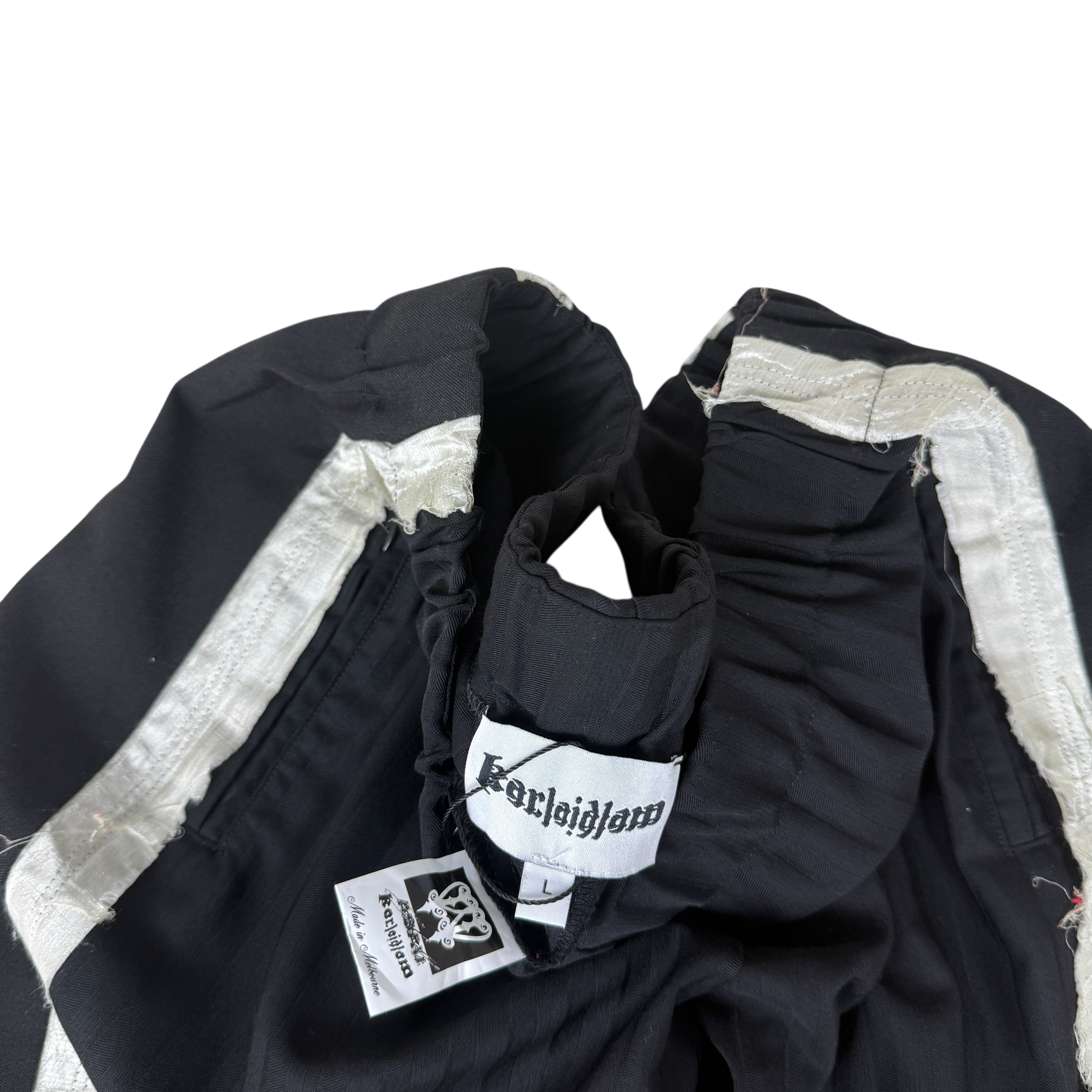 Karla Laidlaw Iron Twist Tux Pants Black (Size L)
