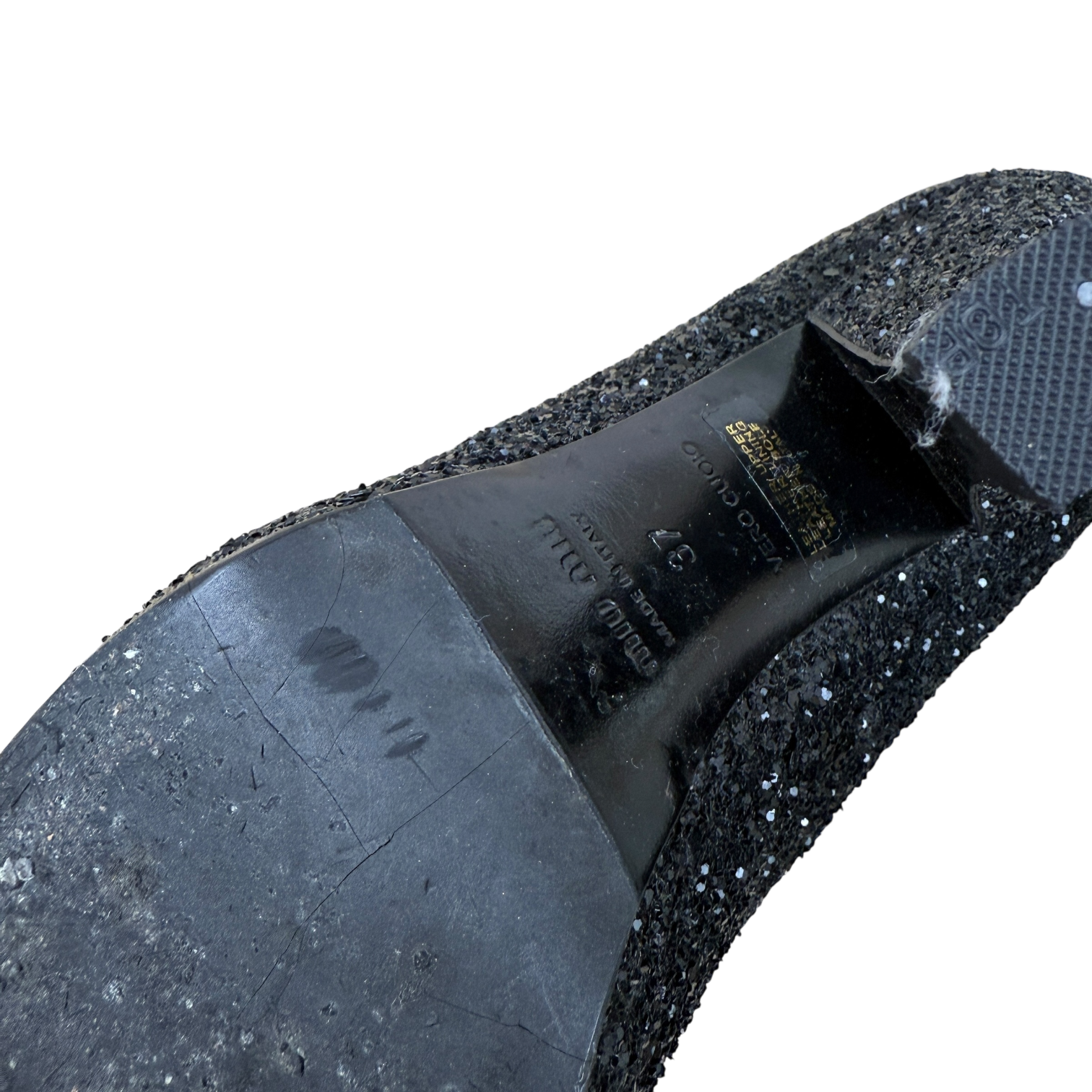 Miu Miu Sparkly Pumps Black (Size EU37)