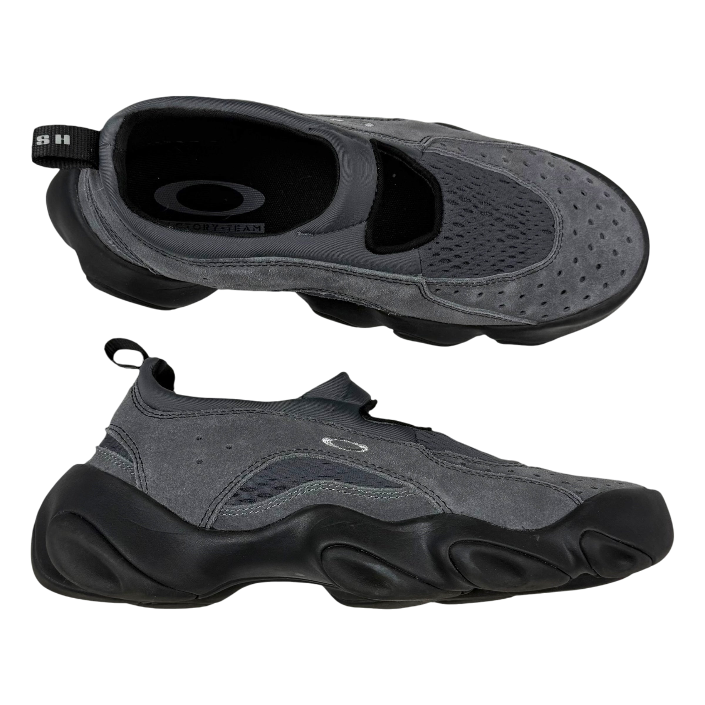 Oakley x Brain Dead Factory Team Flesh Sandal Asphalt Grey/Black (US11/UK10/EU46)