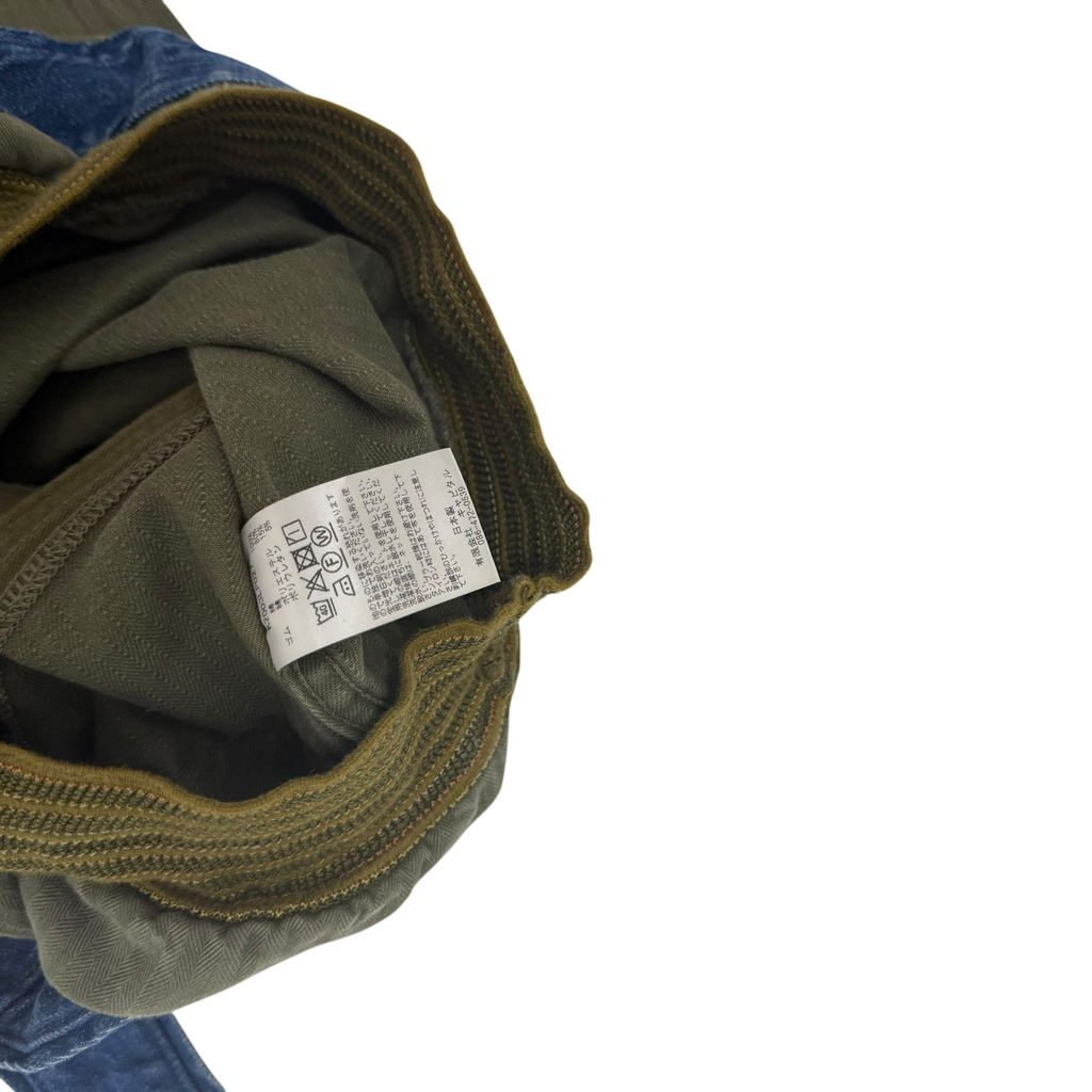 Kapital Cotton Herringbone Aviator Suit Cut Pants Khaki (size 2)