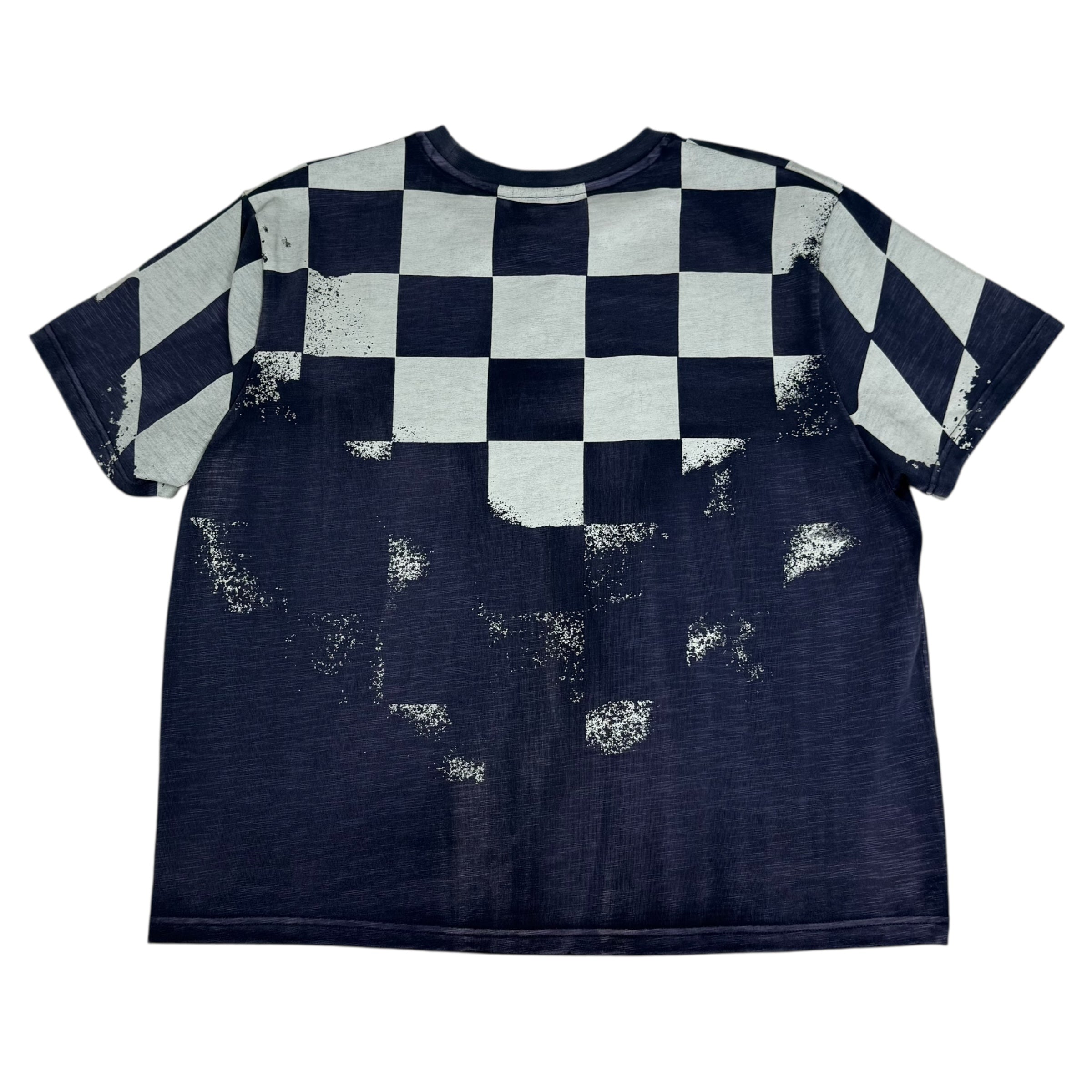 Bad Son Checkerboard T-Shirt Navy (Size XL)
