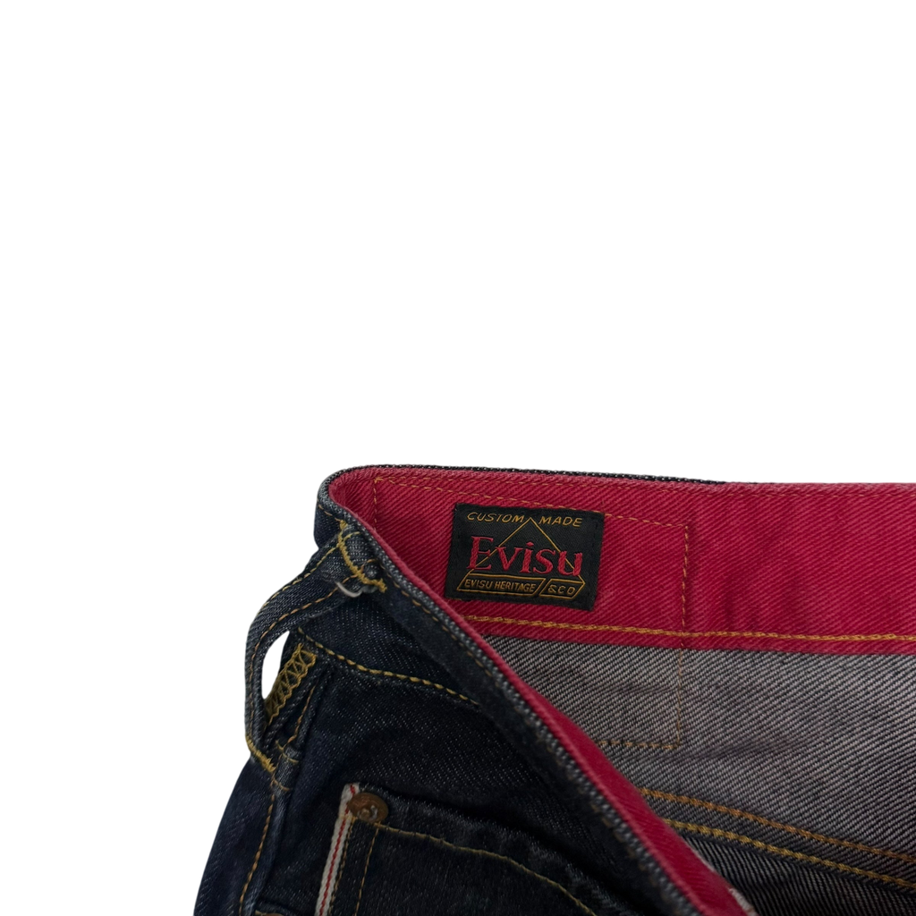 Evisu Camo Seagull Applique Jeans (Size 32”)