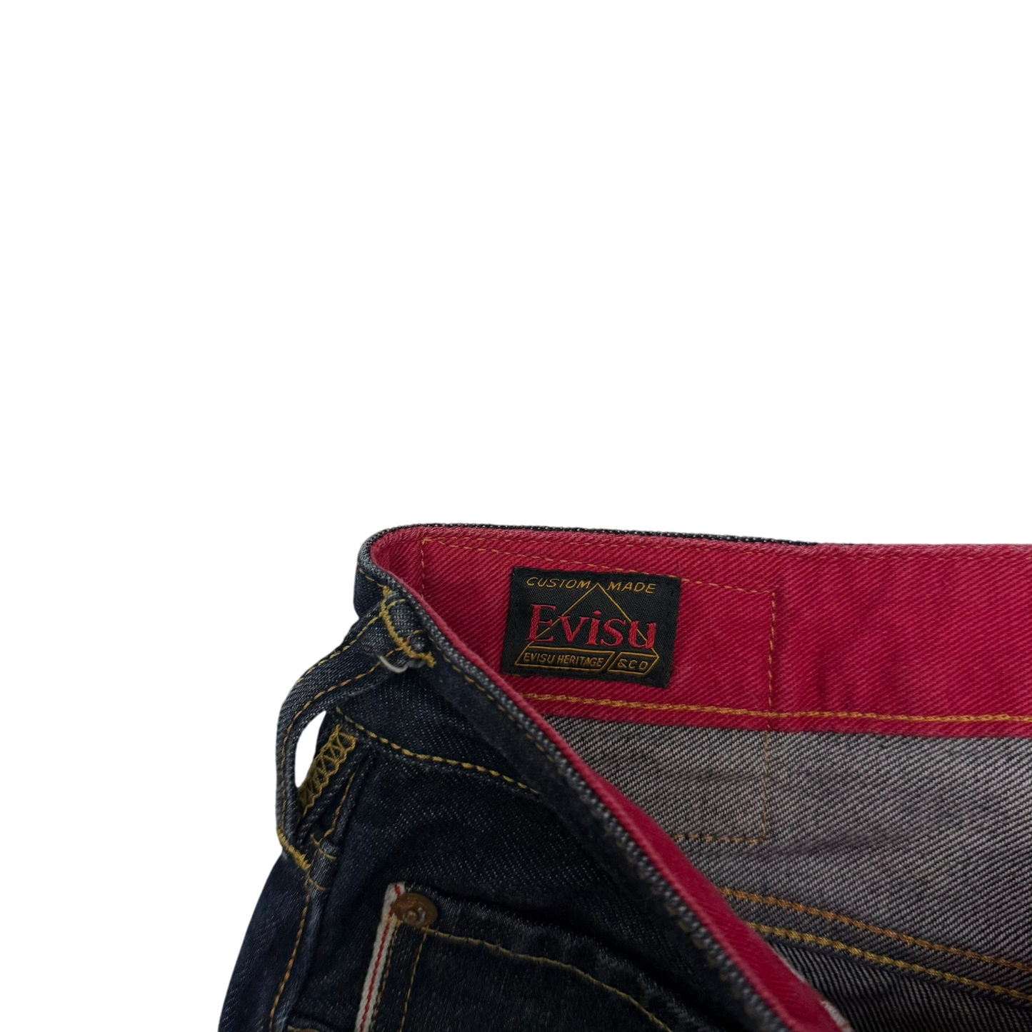 Evisu Camo Seagull Applique Jeans (Size 32”)