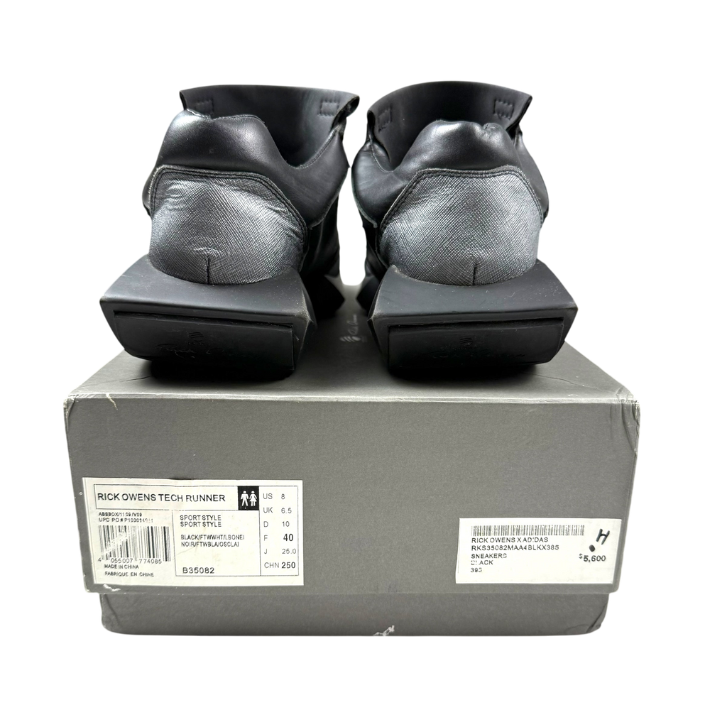 Rick Owens x Adidas Tech Runner ‘Triple Black’ (US8/UK6.5/EU40)