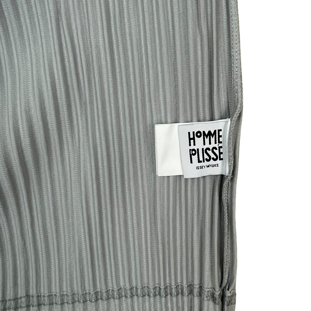 Issey Miyake Homme Plisse Pleated Long Sleeve Grey (Size 1)