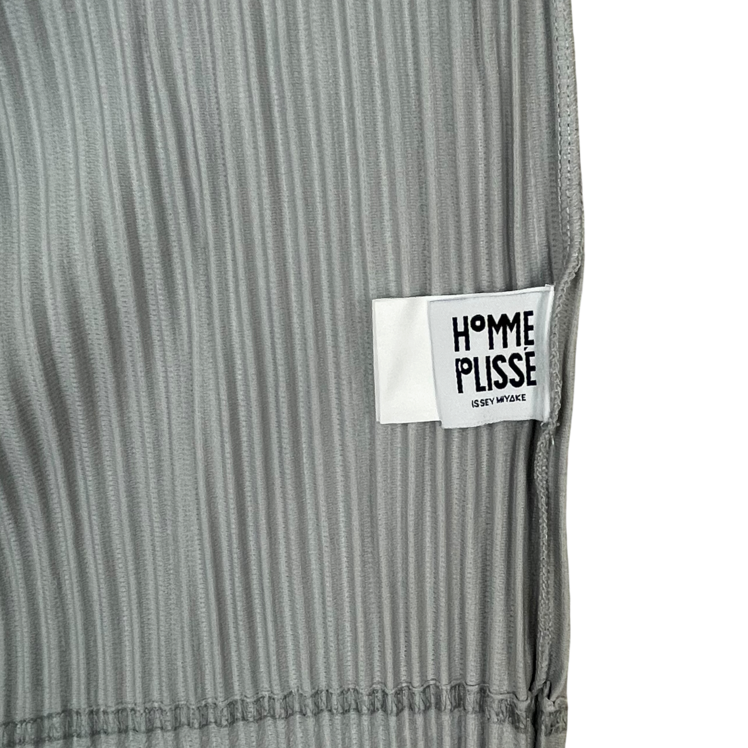 Issey Miyake Homme Plisse Pleated Long Sleeve Grey (Size 1)
