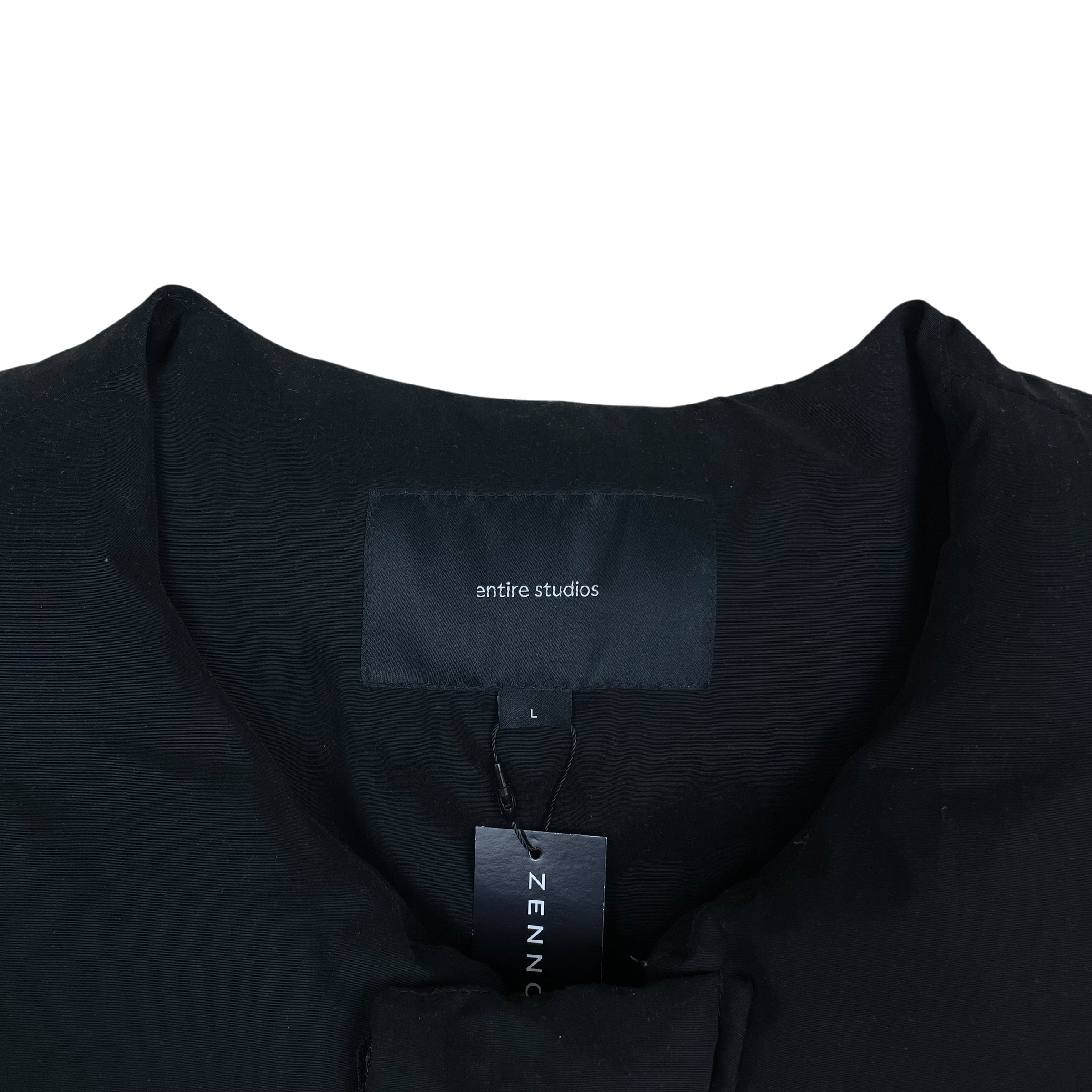 Entire Studios Down Pillow Vest Black (Size L)