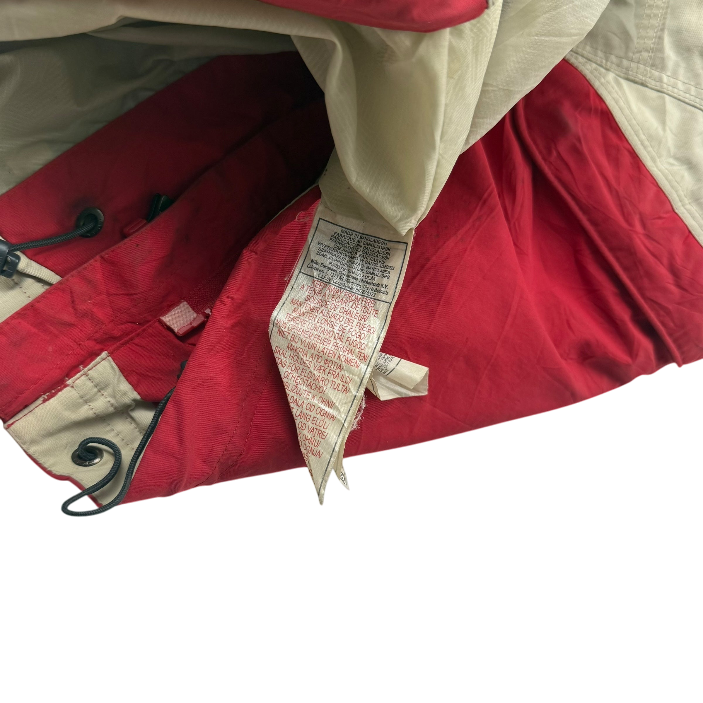 Nike ACG 00s Heavy Panelled Jacket Red/White/Grey (Fits L-XL)