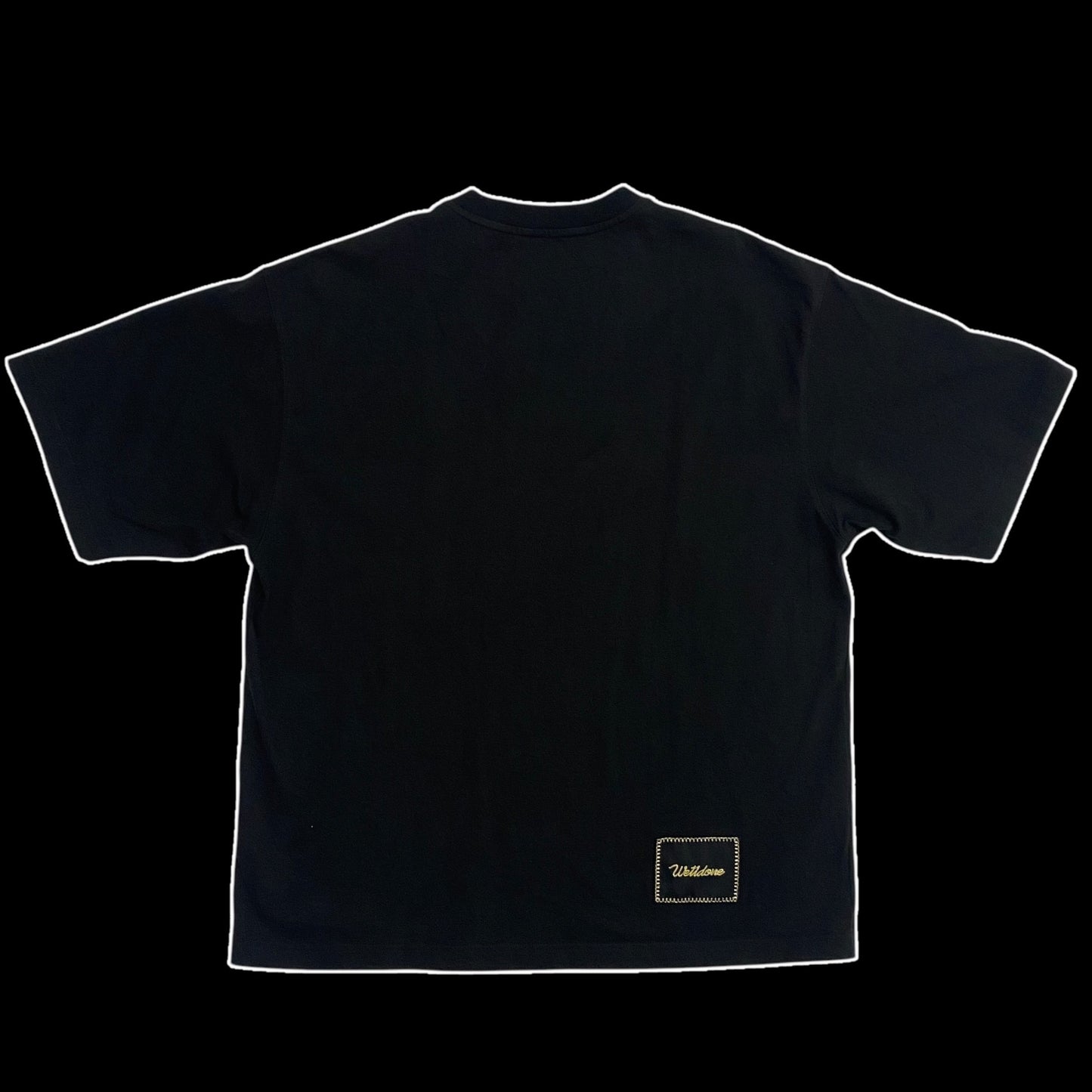 We11done Heavyweight T-Shirt Black (Fits L-XL)