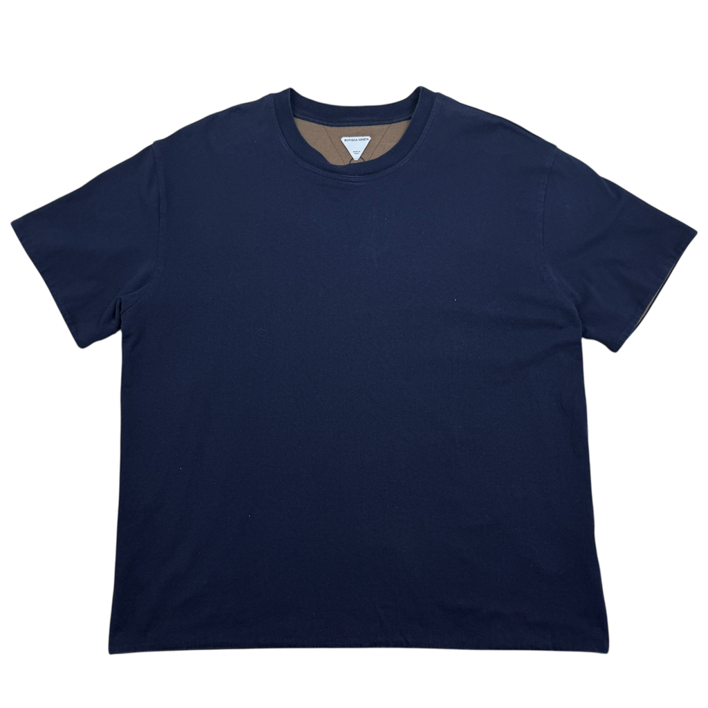 Bottega Veneta Double Layer T-Shirt Navy (Size XL)