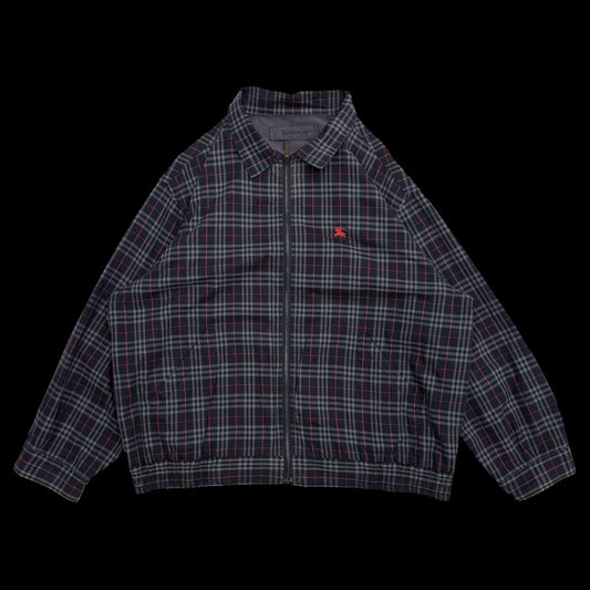 Burberry 90s Nova Check Reversible Harrington Jacket Navy (Fits M–L)