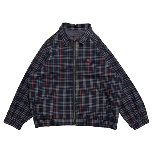 Burberry 90s Nova Check Reversible Harrington Jacket Navy (Fits M–L)