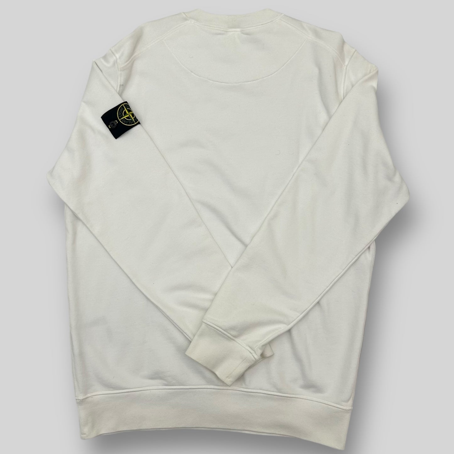 Stone Island Crewneck Sweater White (Fits L/XL)