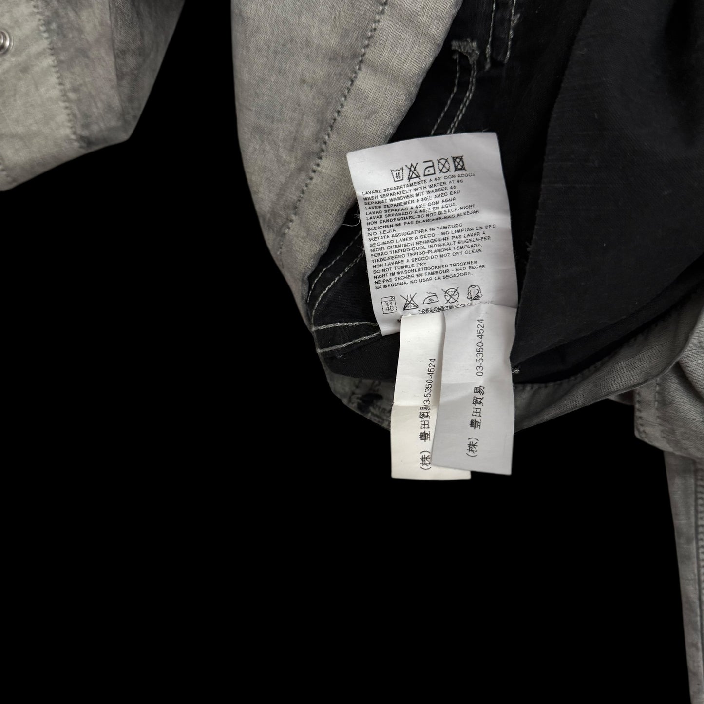 C.P. Company SS03 Spalmatura (Coated) Pigmented Field Jacket Grey (fits XL)