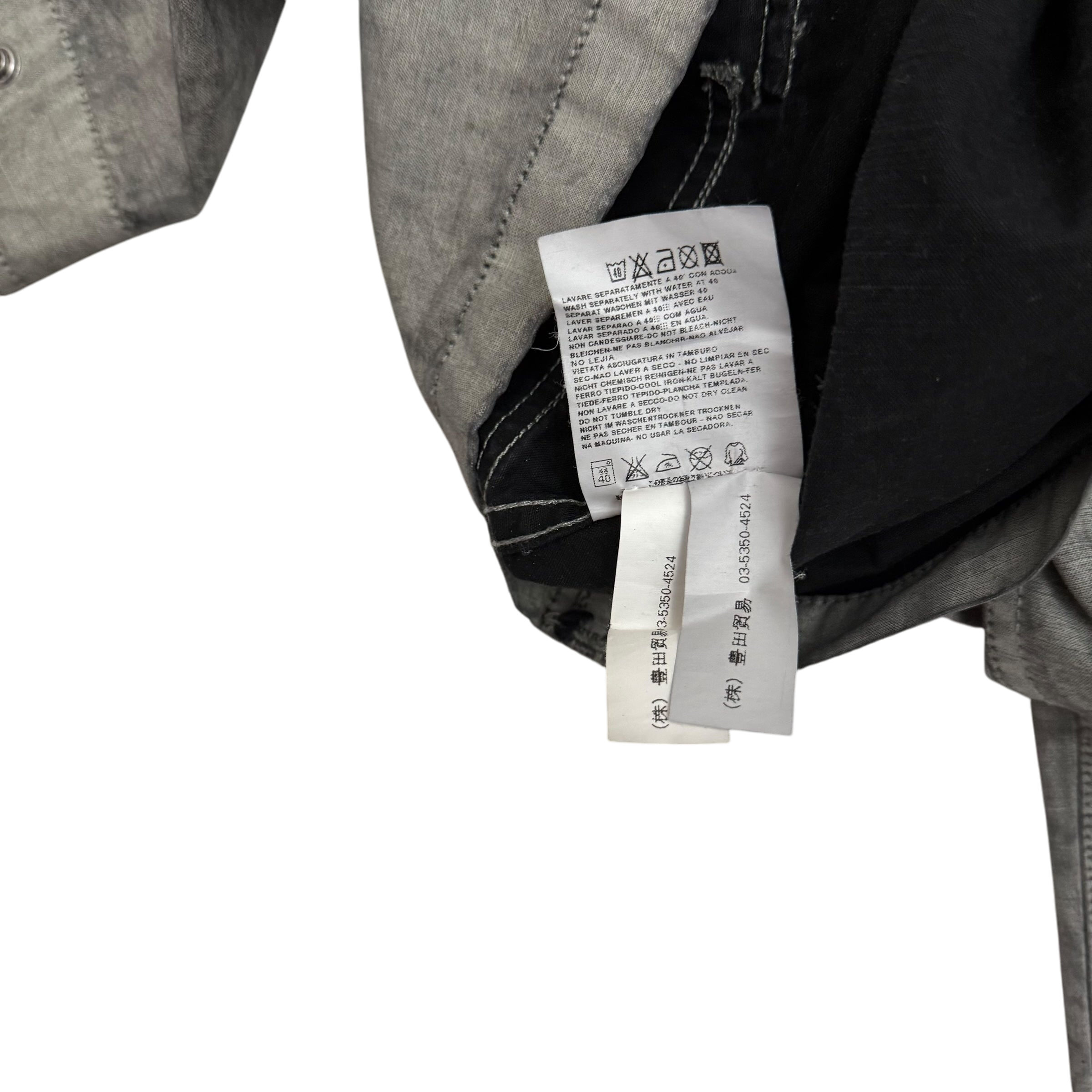 C.P. Company SS03 Spalmatura (Coated) Pigmented Field Jacket Grey (fits XL)