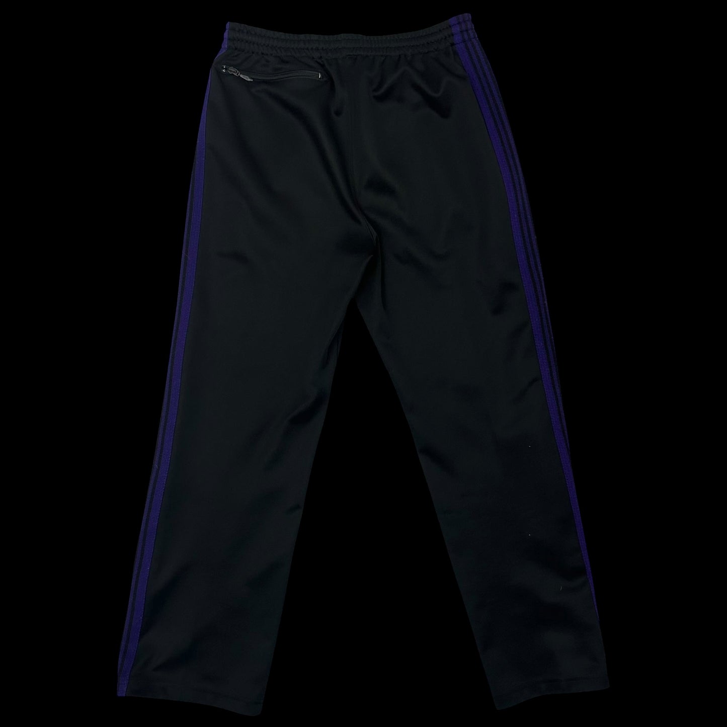 Needles Poly Smooth Track Pants Black/Purple (Size S)