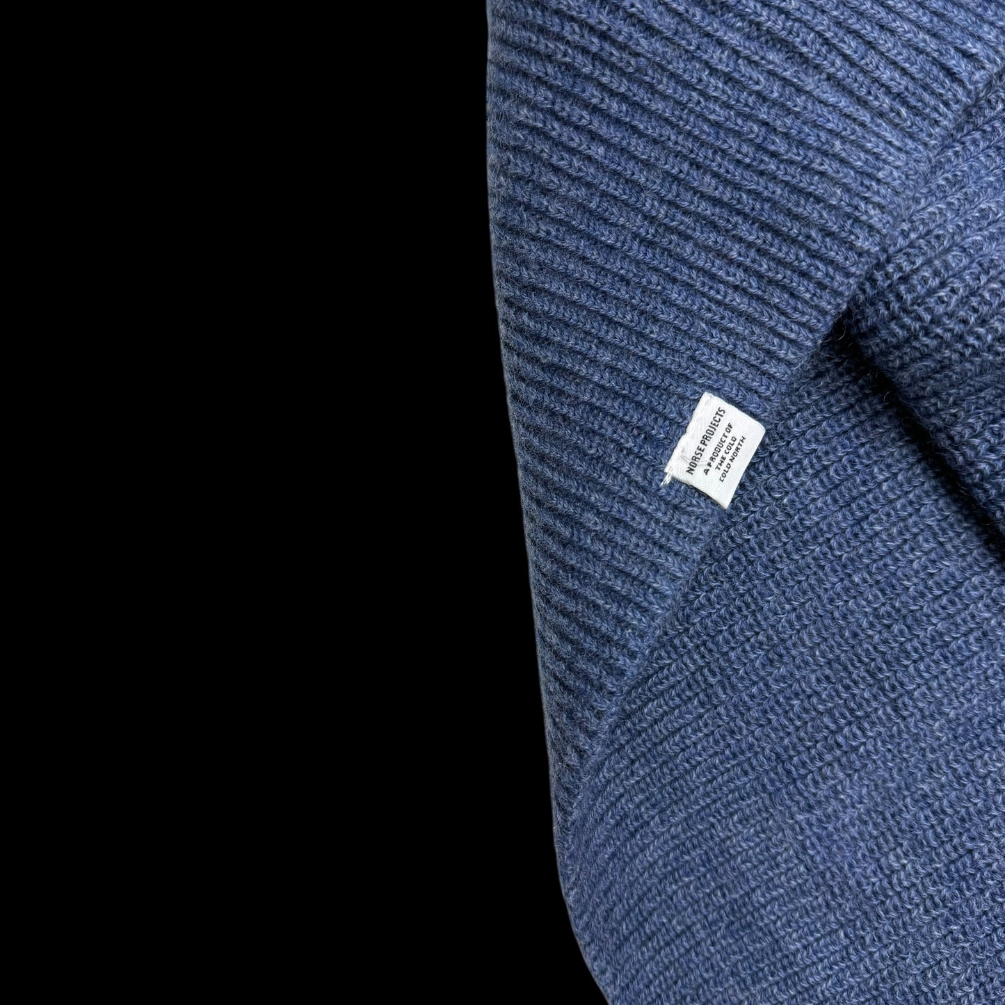 Norse Projects Roald Cotton Wool Sweatshirt Calcite Blue (Size XL)