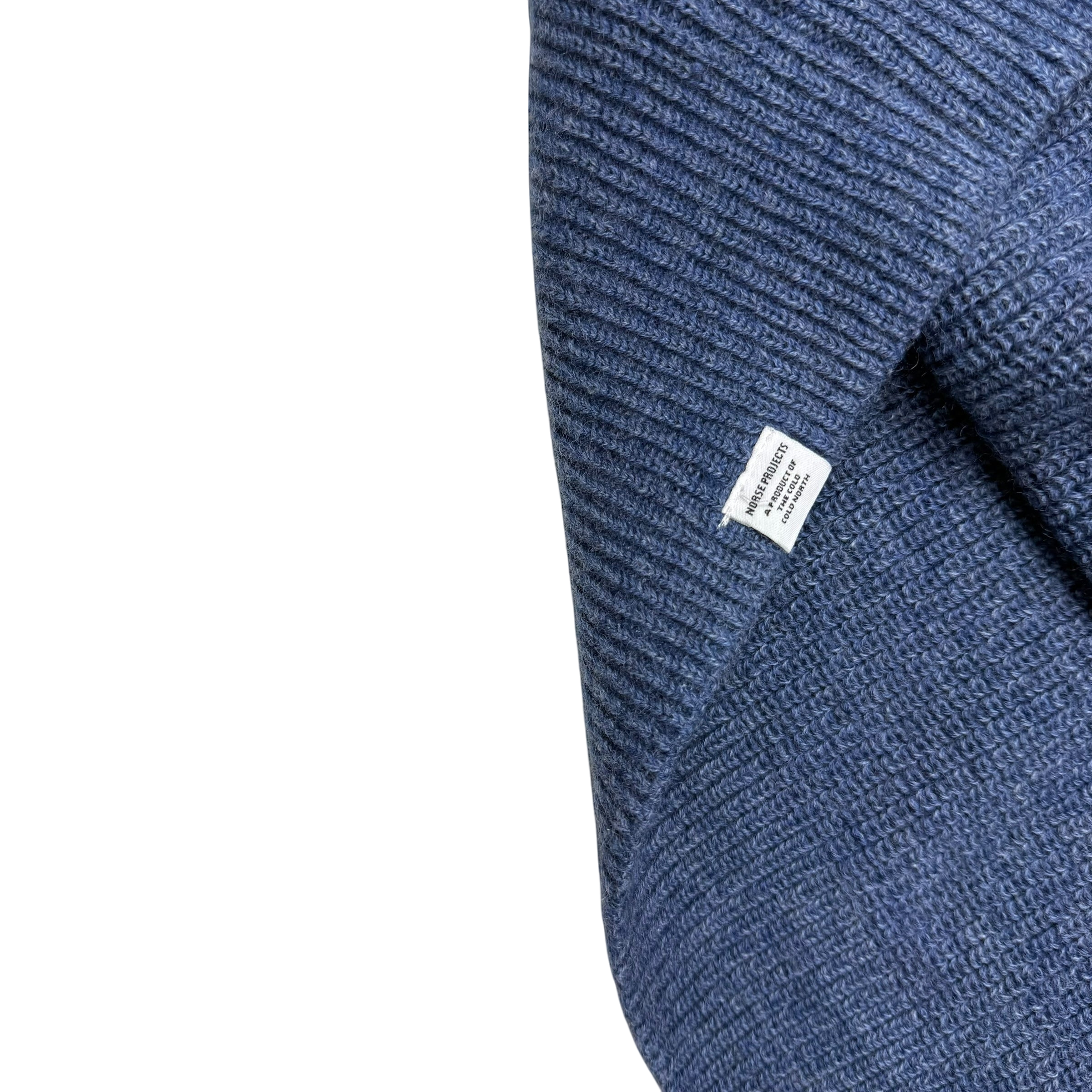 Norse Projects Roald Cotton Wool Sweatshirt Calcite Blue (Size XL)