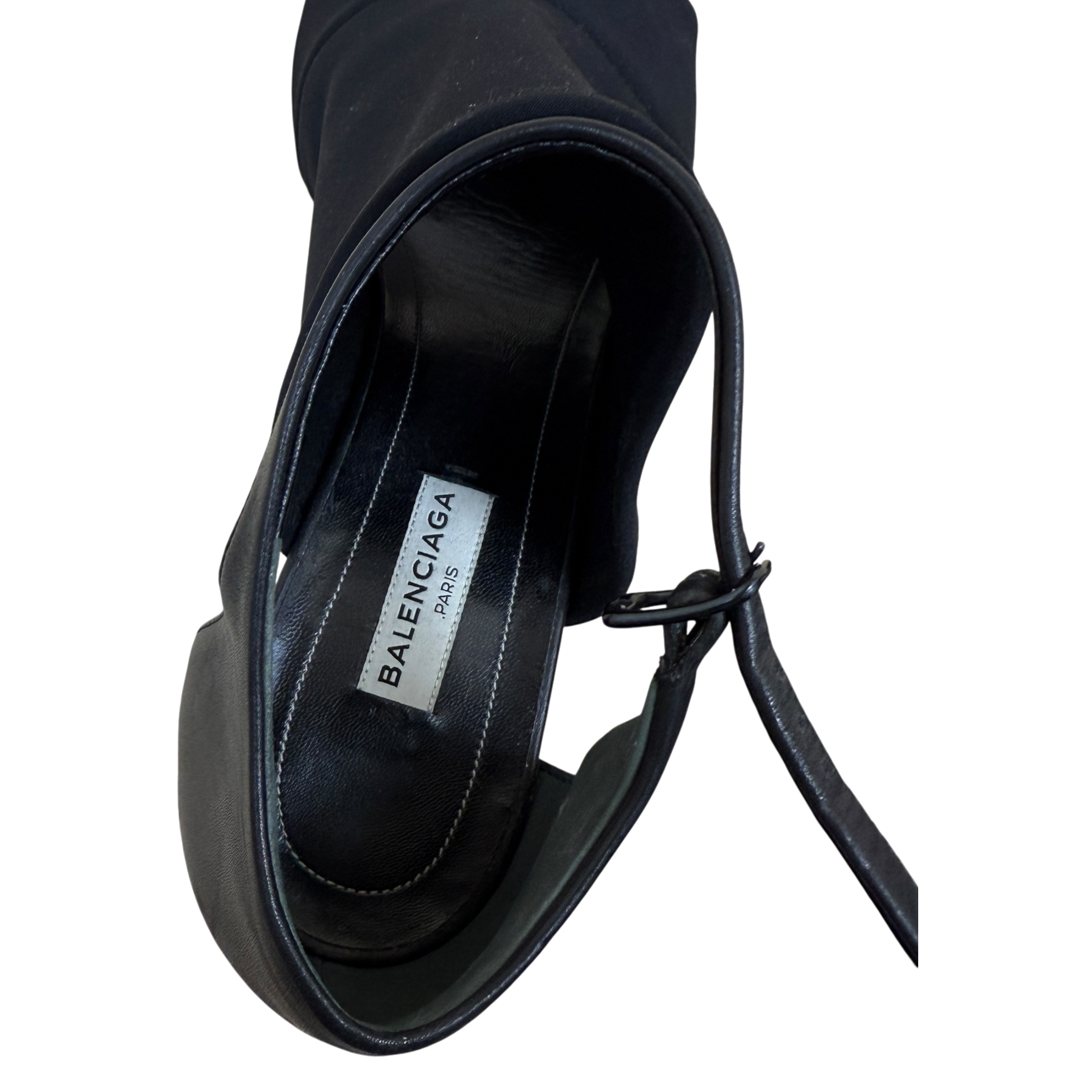 Balenciaga Leather Glove Pumps Black (Size EU40)