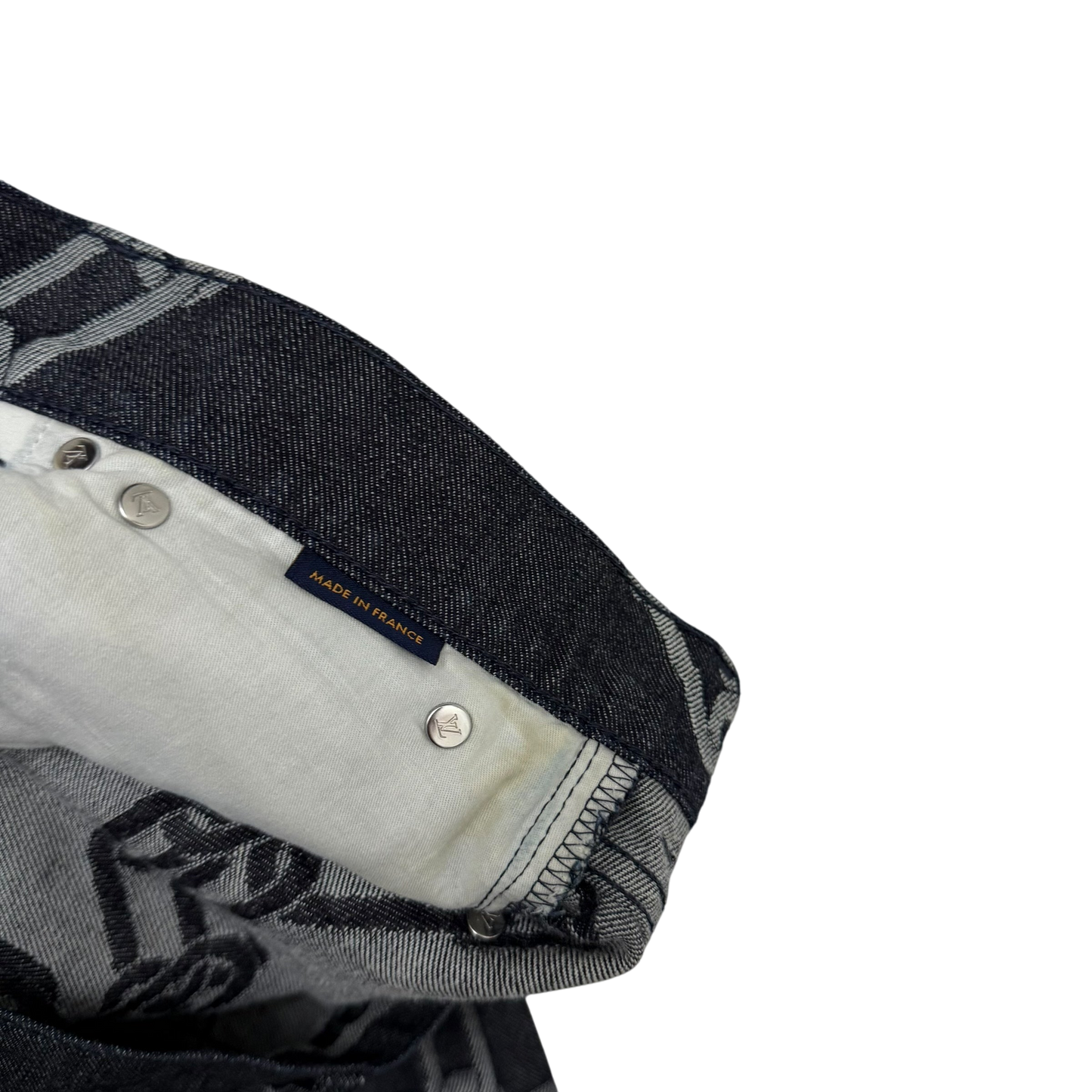 Louis Vuitton SS20 by Virgil Abloh Chain Woven Jeans (Size 34”)