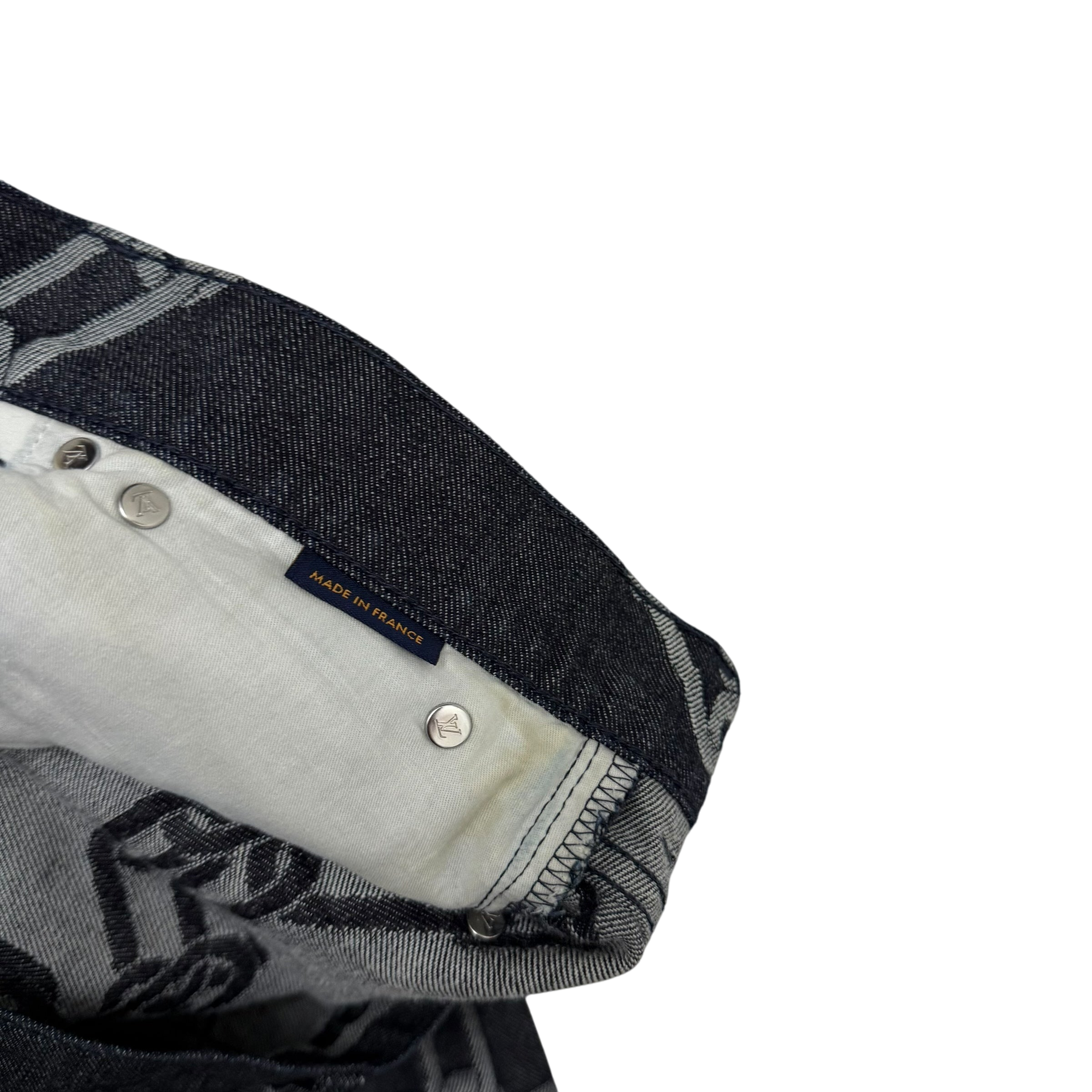 Louis Vuitton SS20 by Virgil Abloh Chain Woven Jeans (Size 34”)