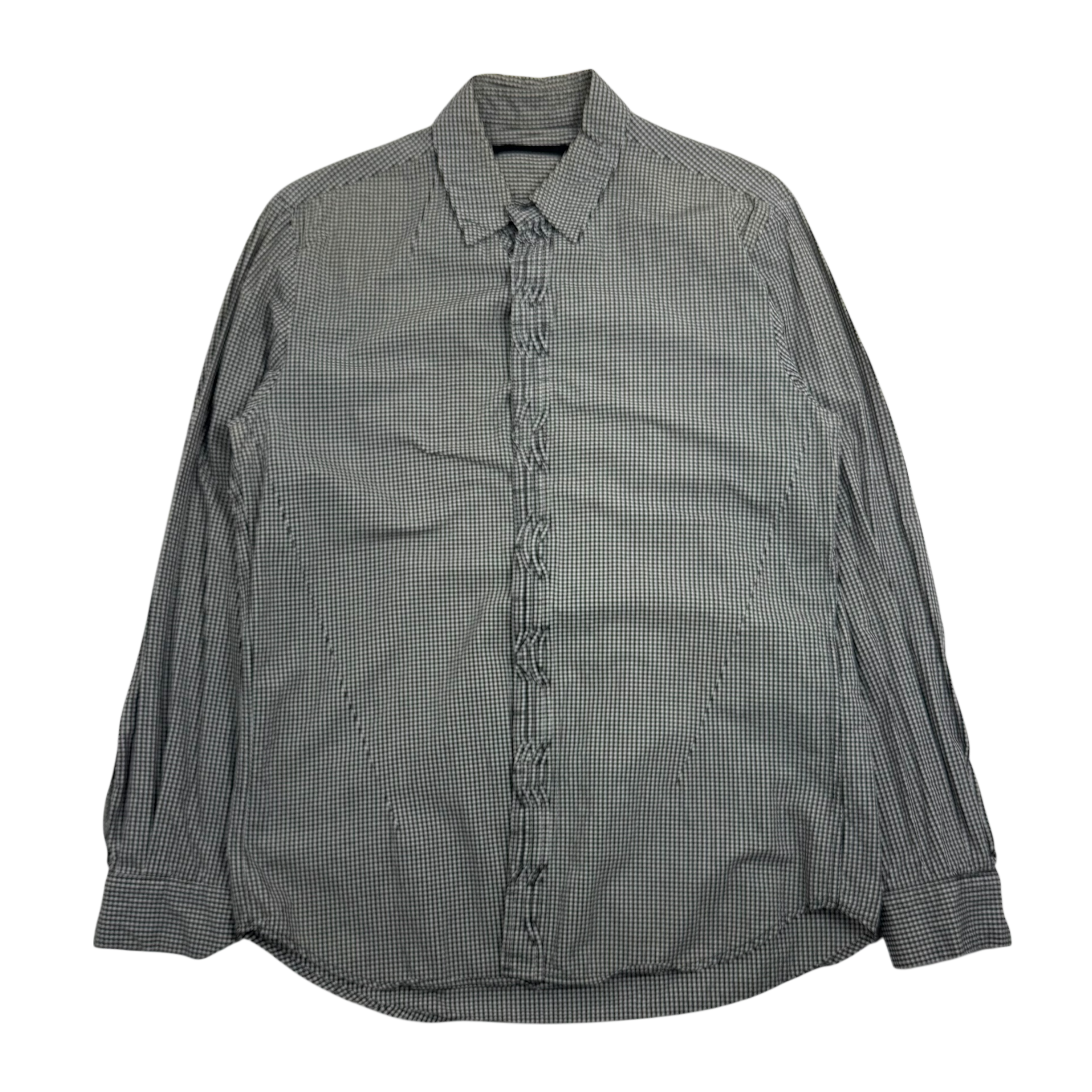 Assin Pleated Checkered Shirt (Size L)